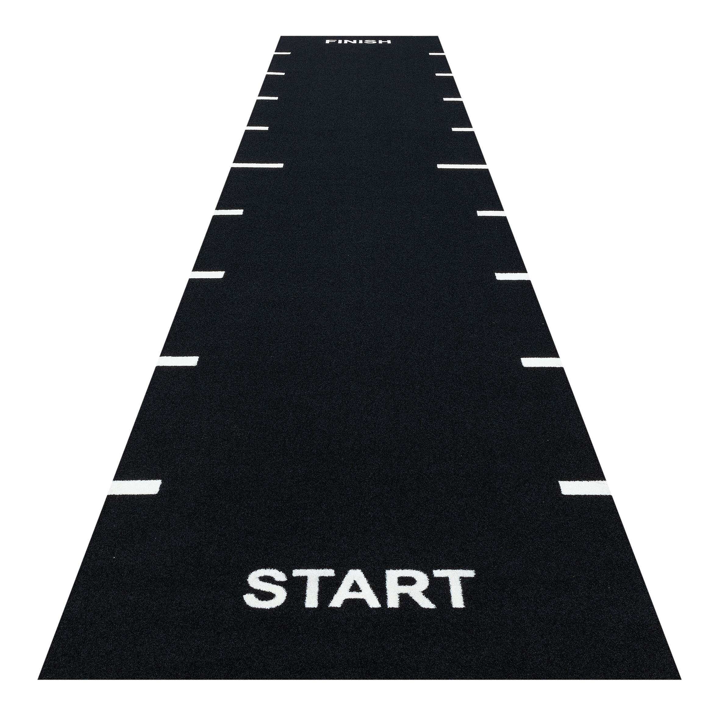 Sprint Tracks Sprintbahn „Start & Finish“, Schwarz, 10,00×2,00 m