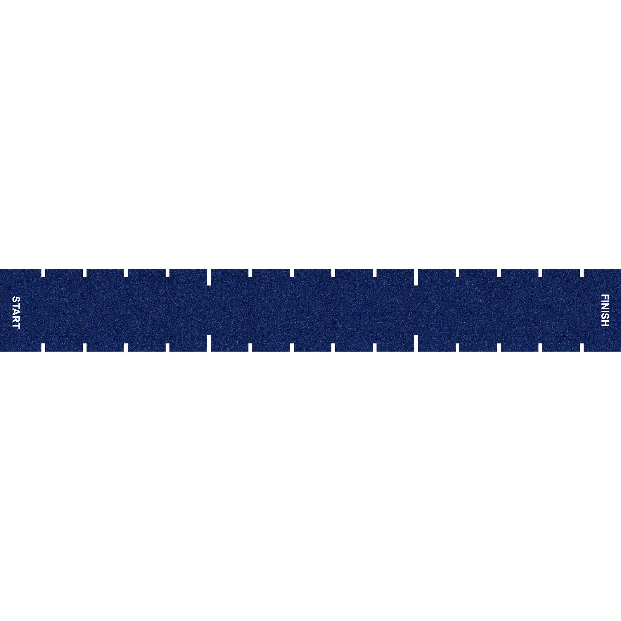 Sprint Tracks Sprintbahn „Start & Finish“, Blau, 10,00×2,00 m