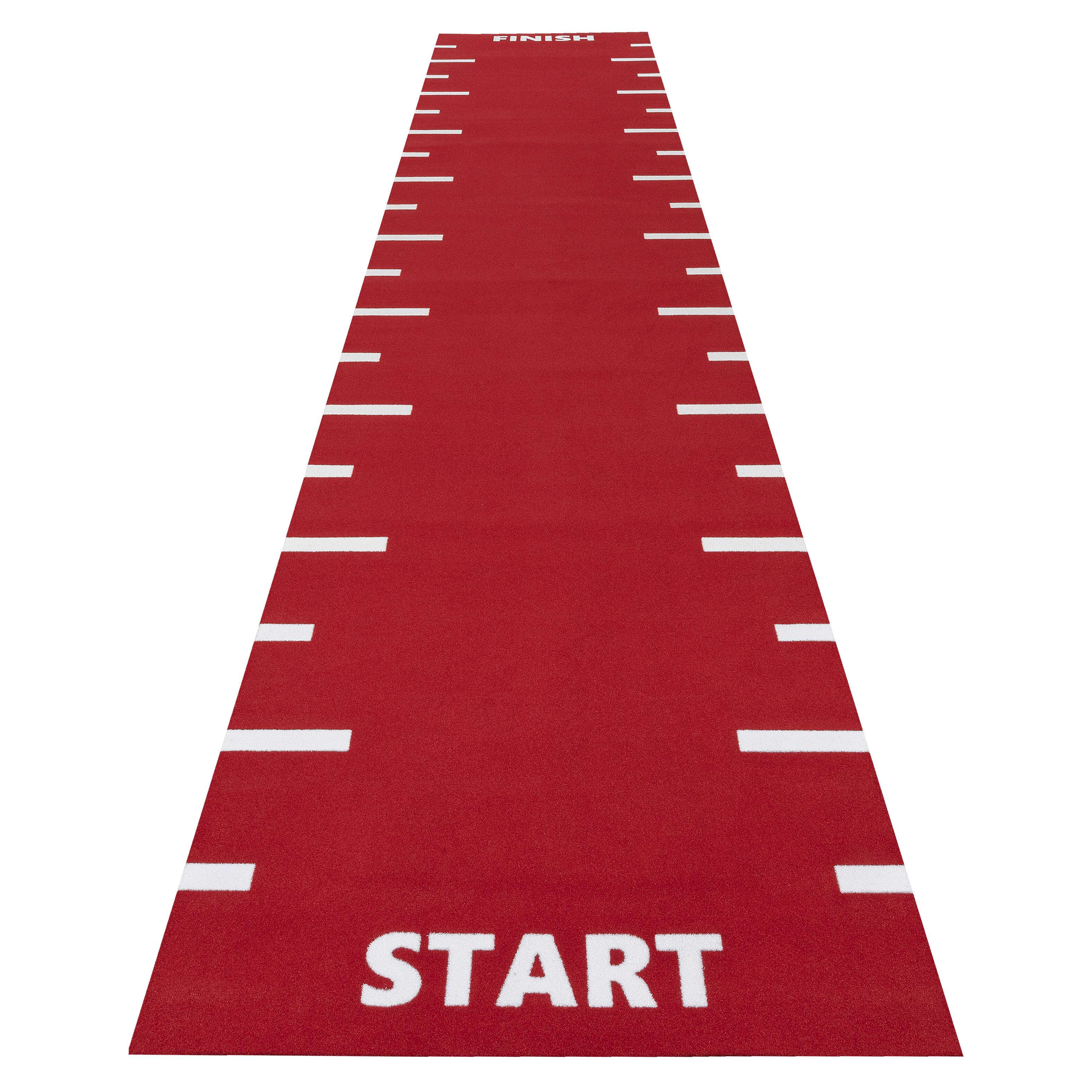 Sprint Tracks Sprintbahn „Start & Finish“, Rot, 10,00×2,00 m