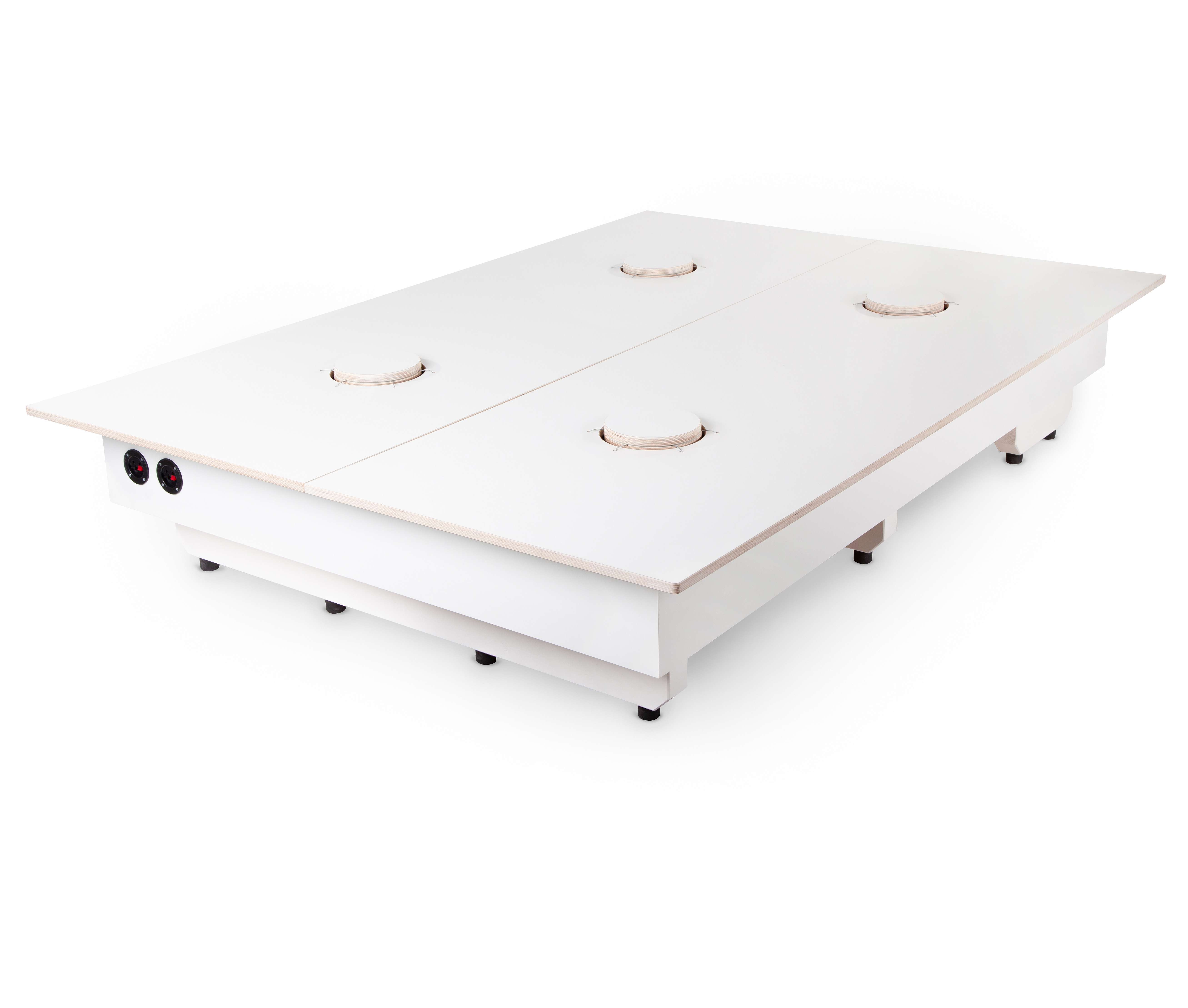 Sport-Thieme Unterbau für Musikwasserbett, 100x220x30 cm, Mit 2 Pulsgebern