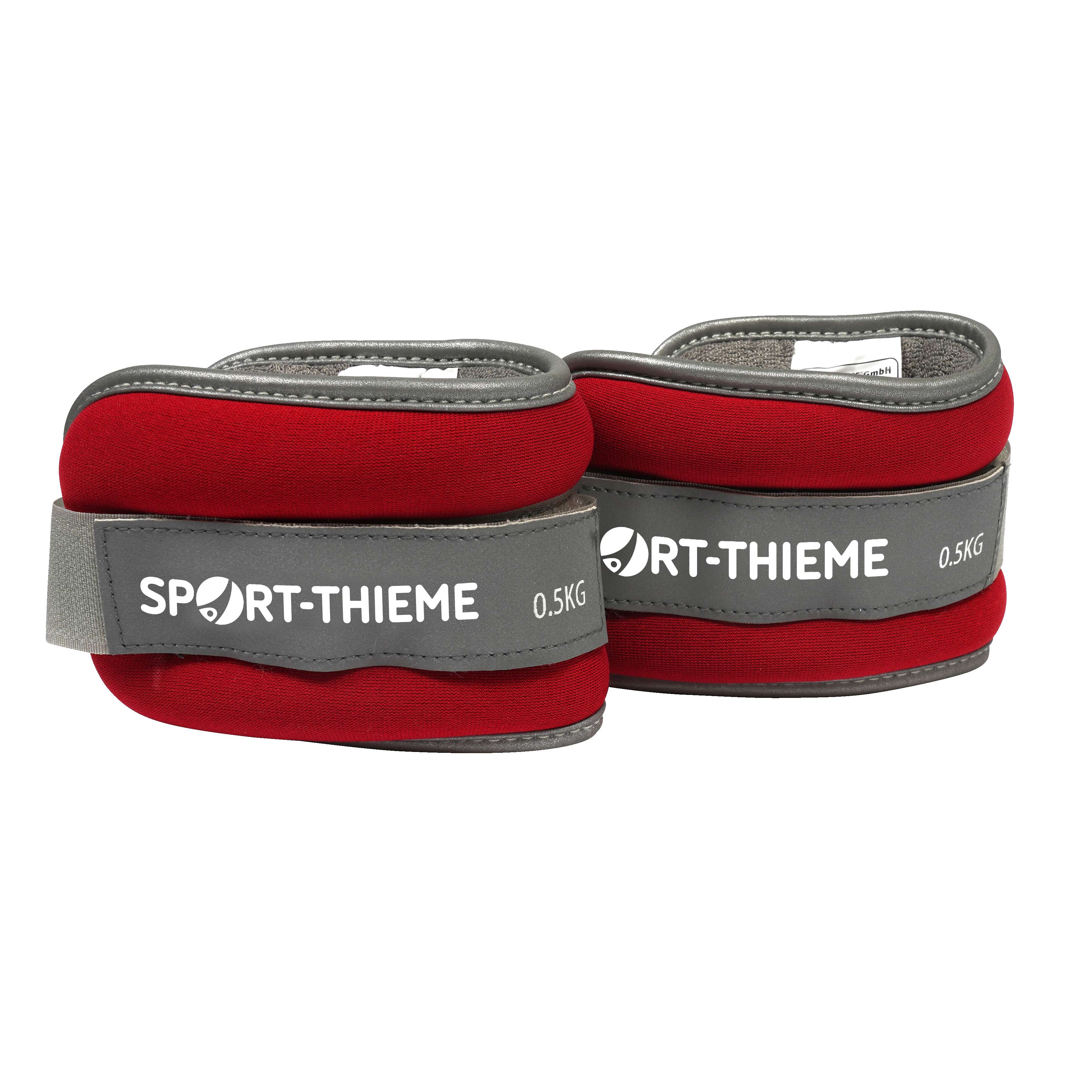 Sport-Thieme Gewichtsmanschetten „Premium“, 0,5 kg, Rot