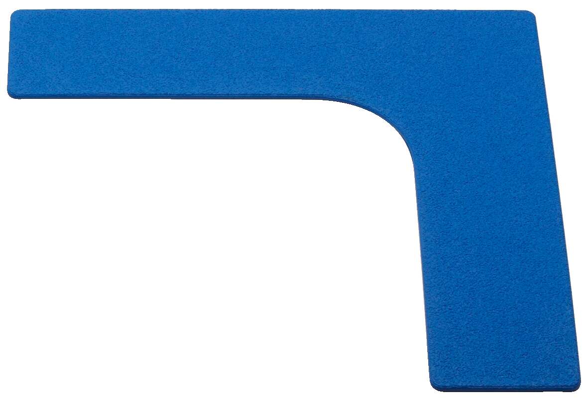 Sport-Thieme Bodenmarkierung, Blau, Ecke, 26 cm