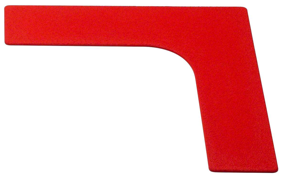 Sport-Thieme Bodenmarkierung, Rot, Ecke, 26 cm