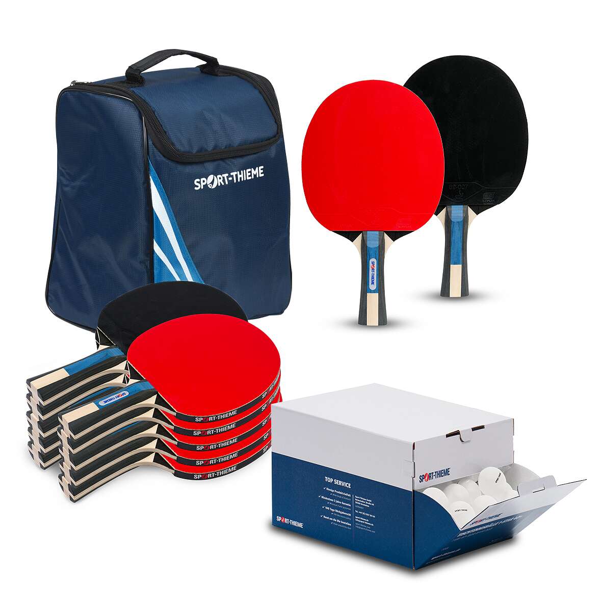 Sport-Thieme Tischtennisschläger-Set „Advanced+ 2.0“