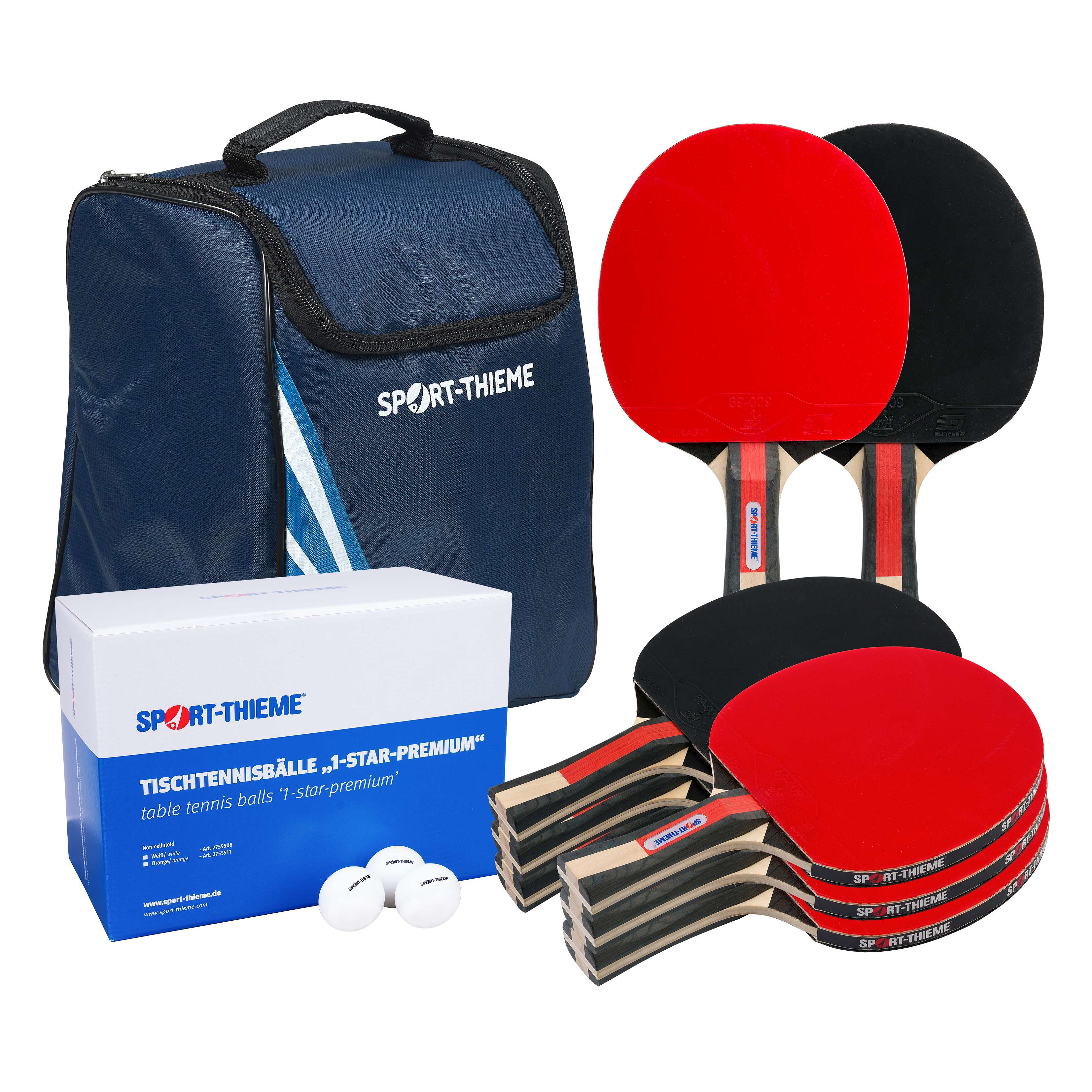 Sport-Thieme Tischtennisschläger-Set „Competition Smart“