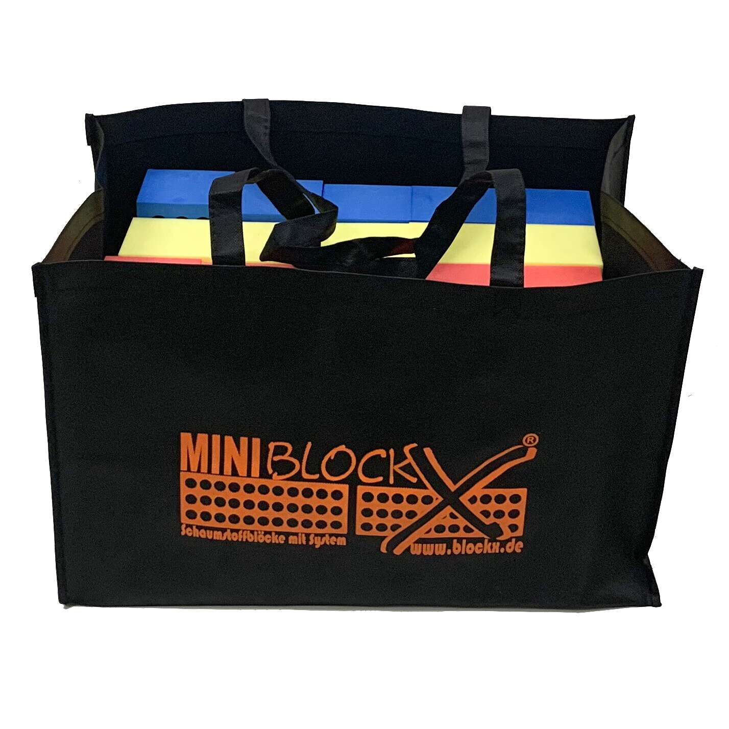 BlockX Aufbewahrungstasche für Schaumstoffblöcke „MiniBlockX“
