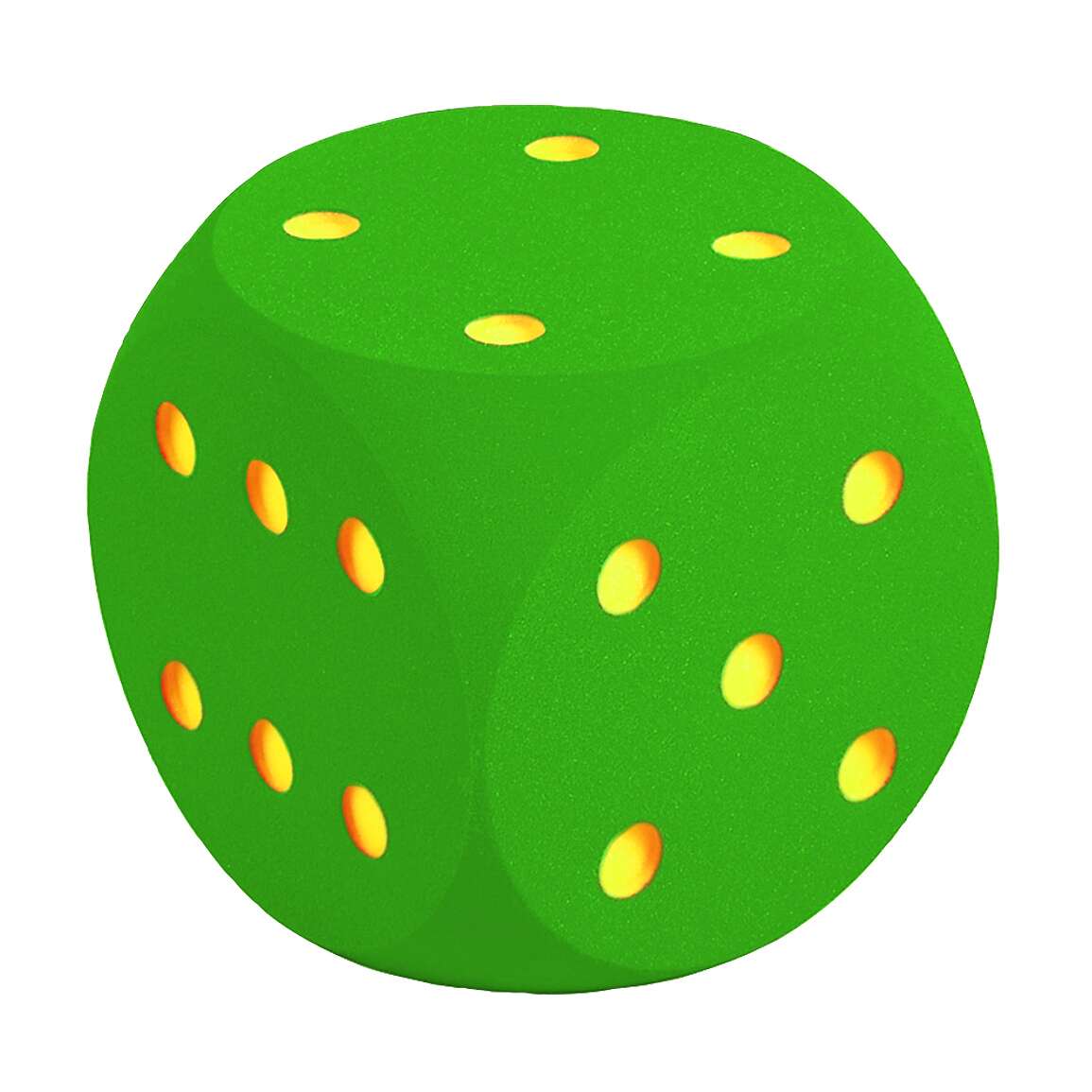 Volley Schaumstoffwürfel, Grün, 30 cm