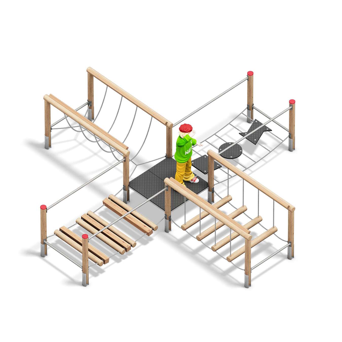 Playparc Frisia Balancieranlage „Kombination C“