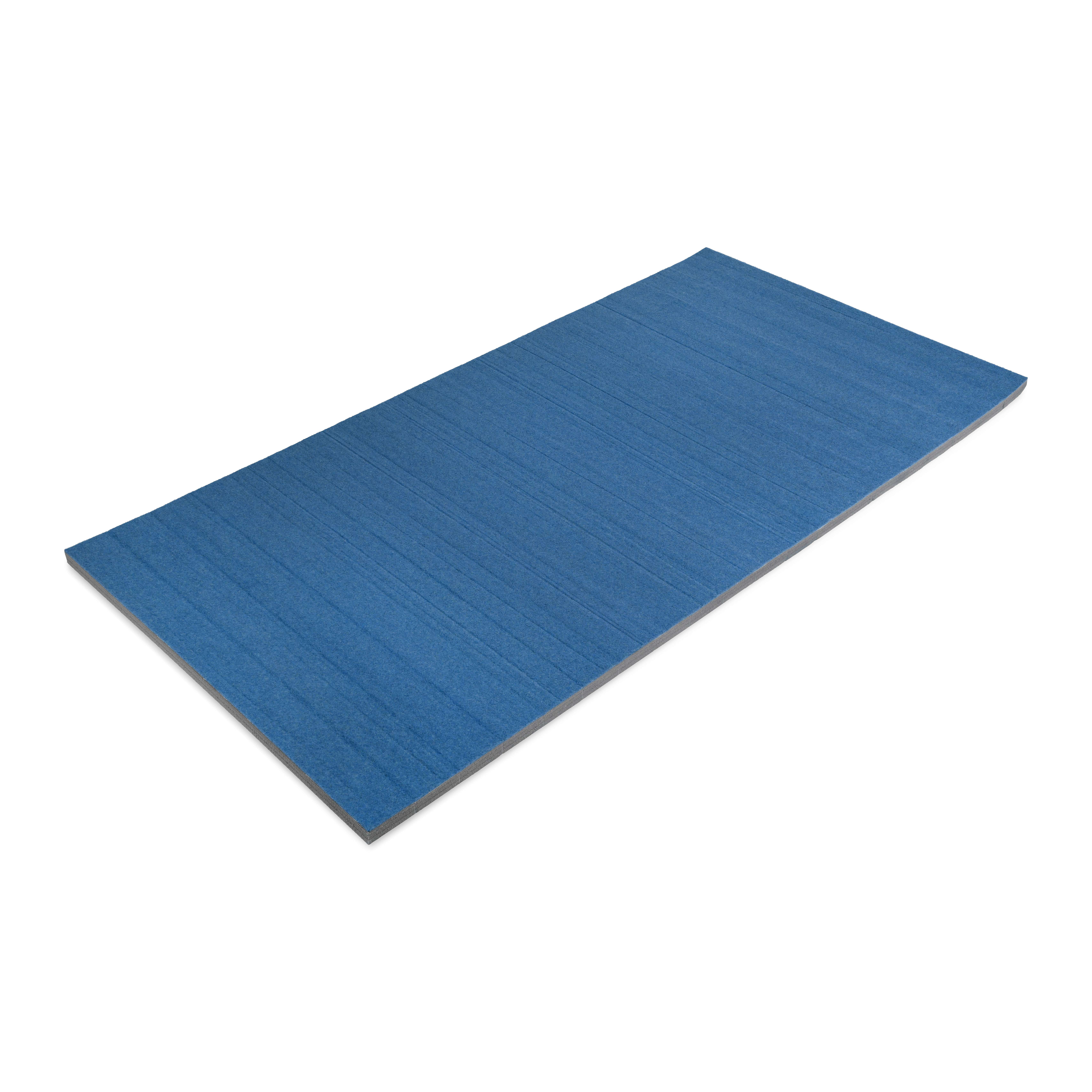 Sport-Thieme Bodenturnmatte „Innovativ“, Blau, Ohne Aufbewahrungstasche