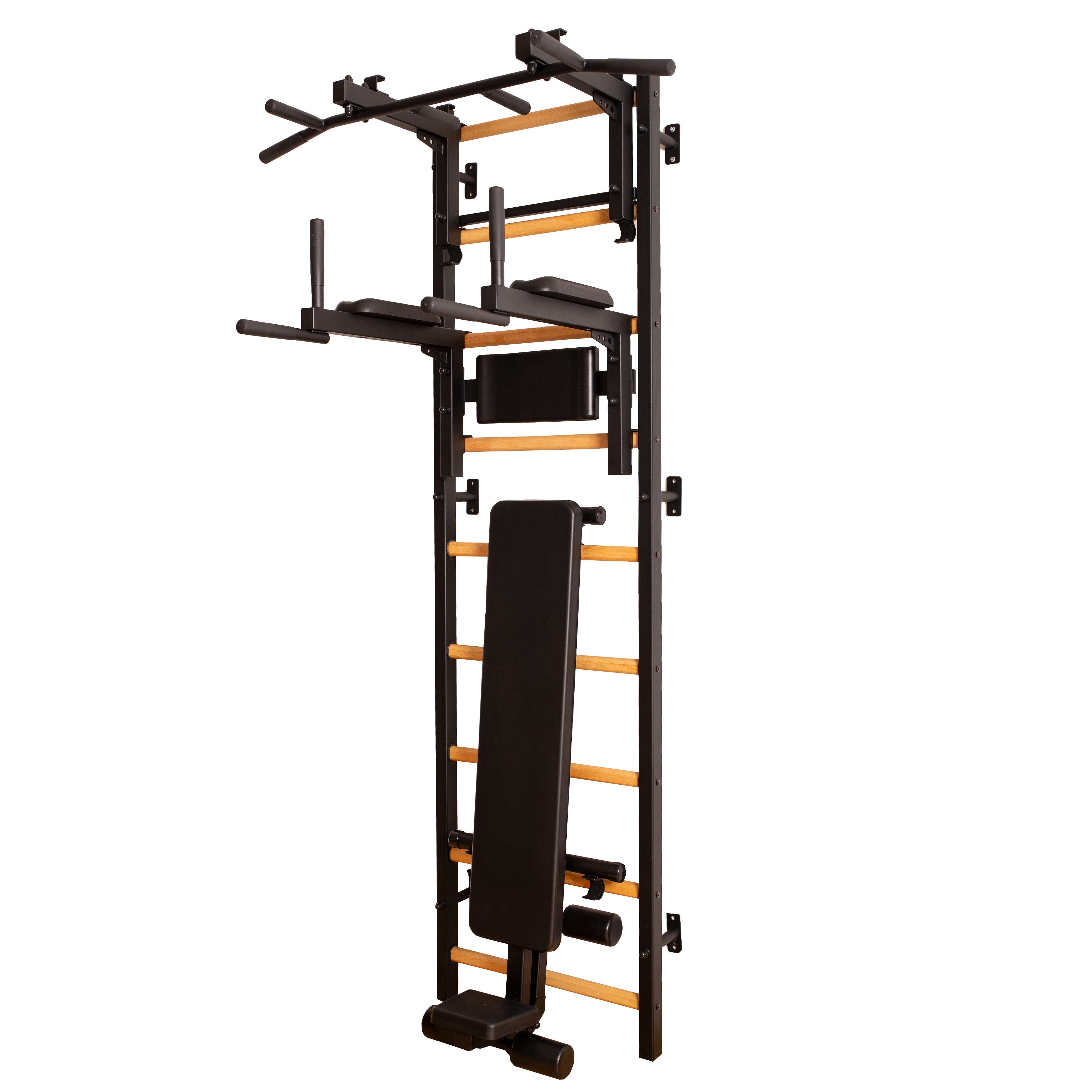 BenchK Sprossenwand Fitness-System „733“, 733B, Schwarz