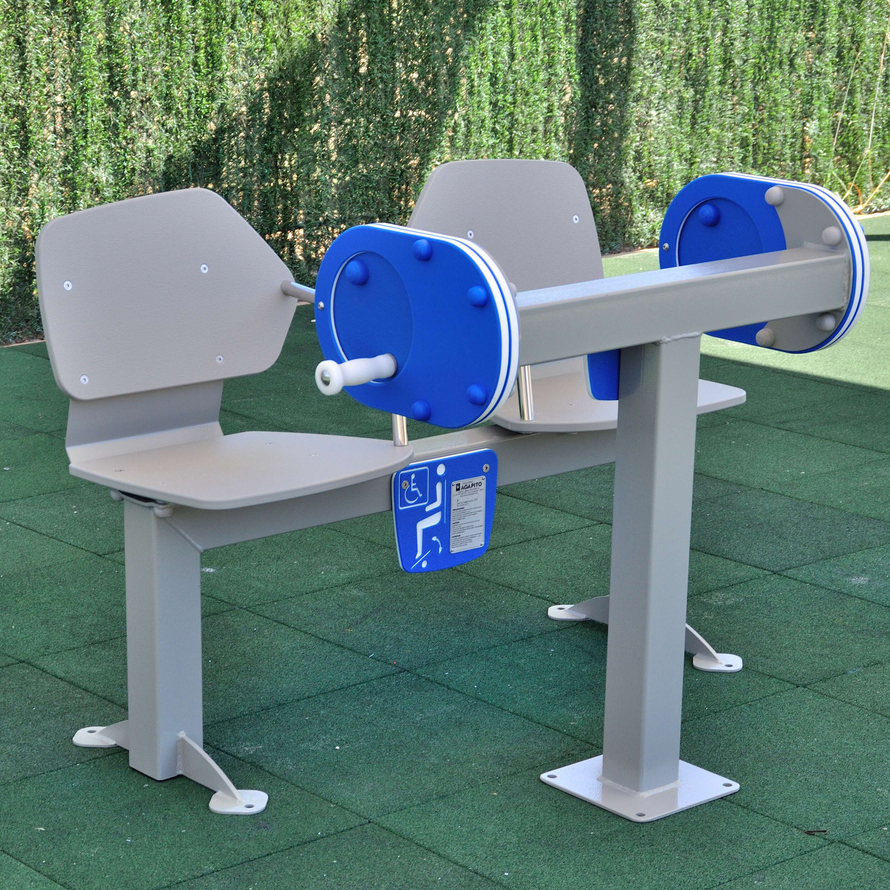 Agapito Outdoor-Fitnessgerät „Arm-Fahrrad“