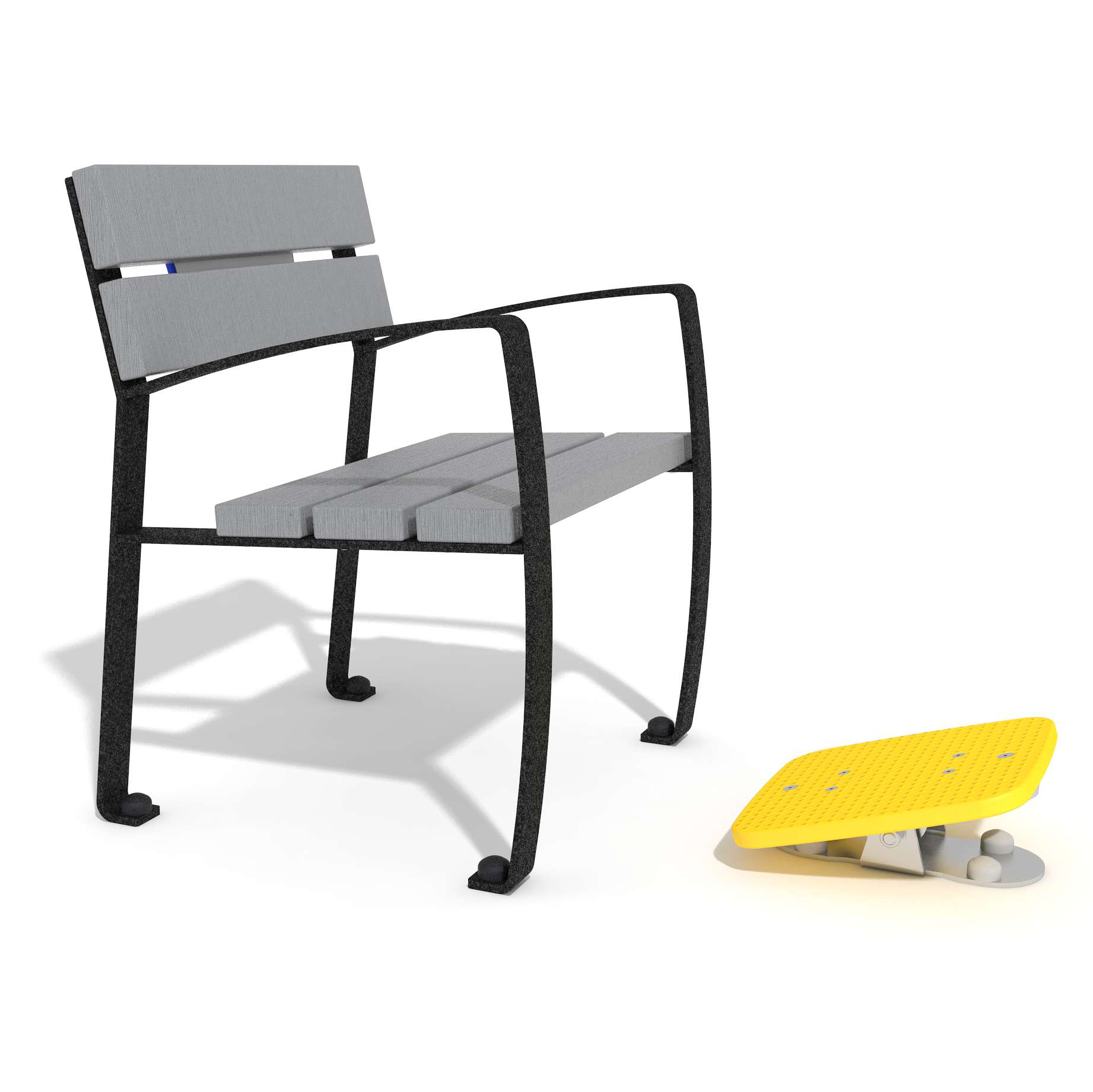 Agapito Outdoor-Fitnessgerät „Fuß-Kipper“