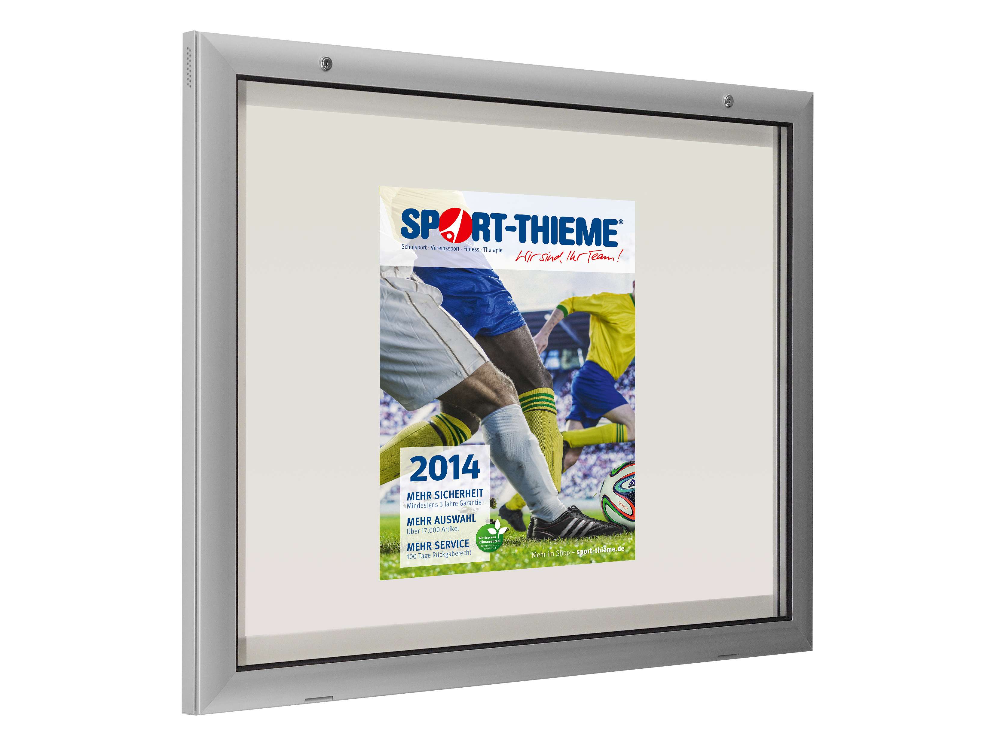 Schaar Design Flachschaukasten „Querformat“, 800x540x43 mm, Weiß