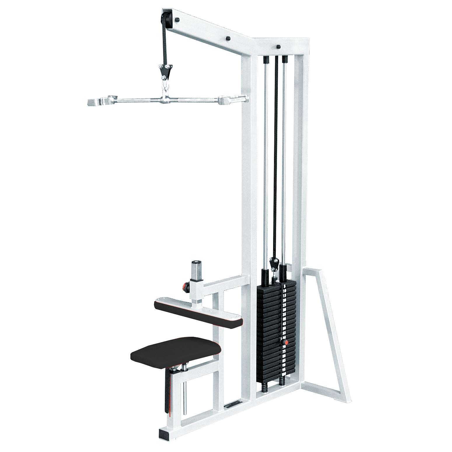 Sport-Thieme Latzug-/Latruder-Maschine „SQ“ (vertikal), Ohne Lochblechverkleidung