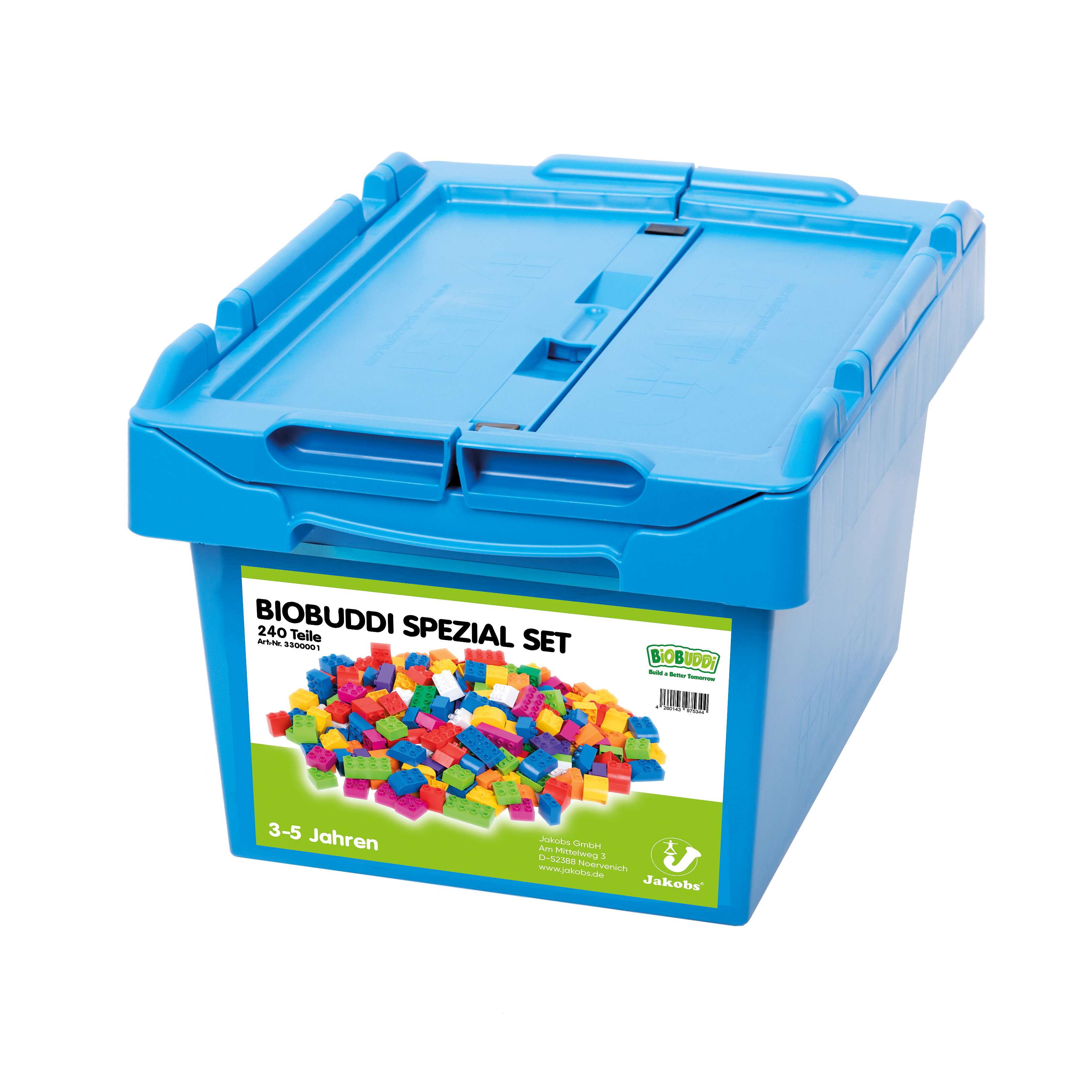 Biobuddi Bausteine-Set „Spezial“, Klappbox