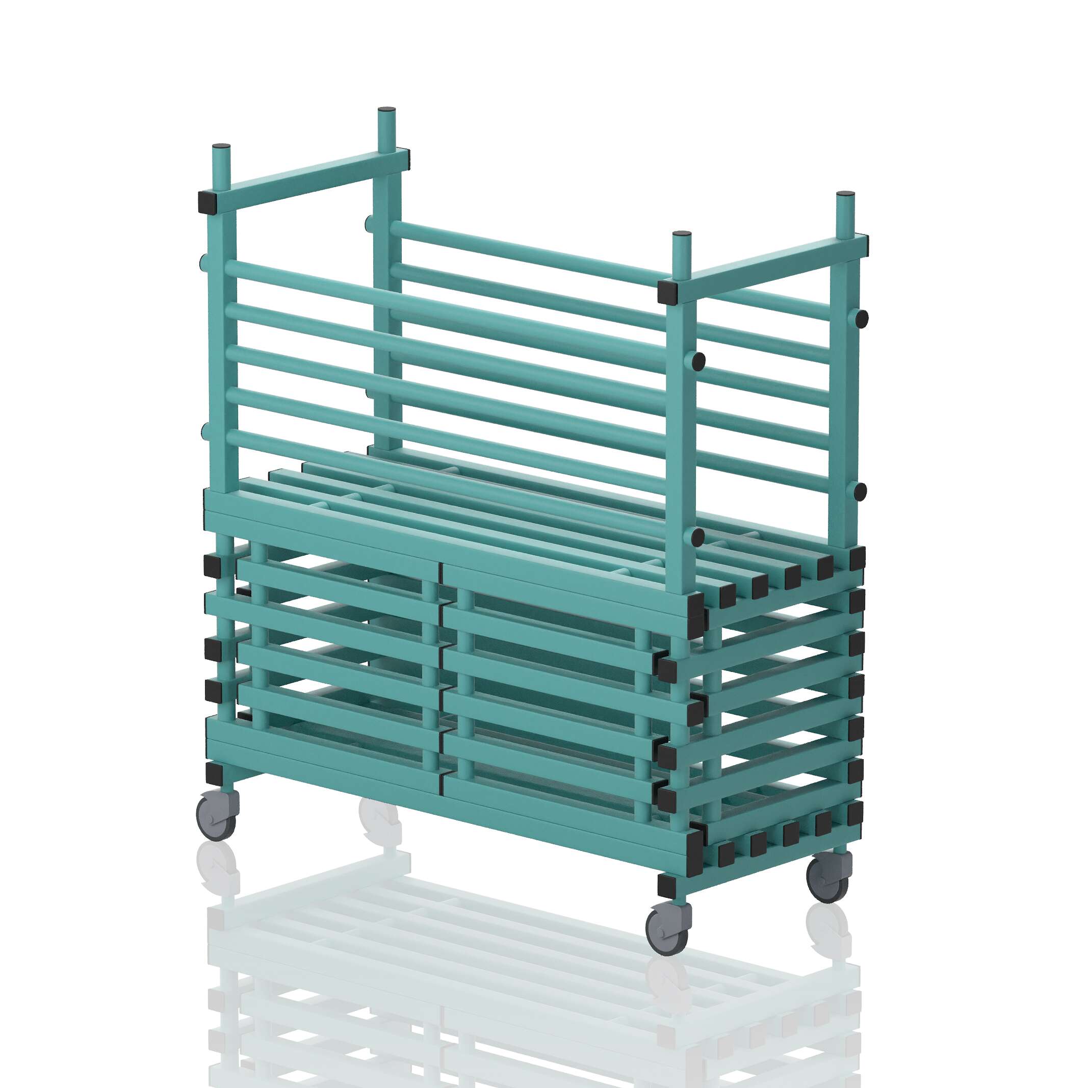 Sport-Thieme Regalwagen „Kombi“ by Vendiplas, Aqua