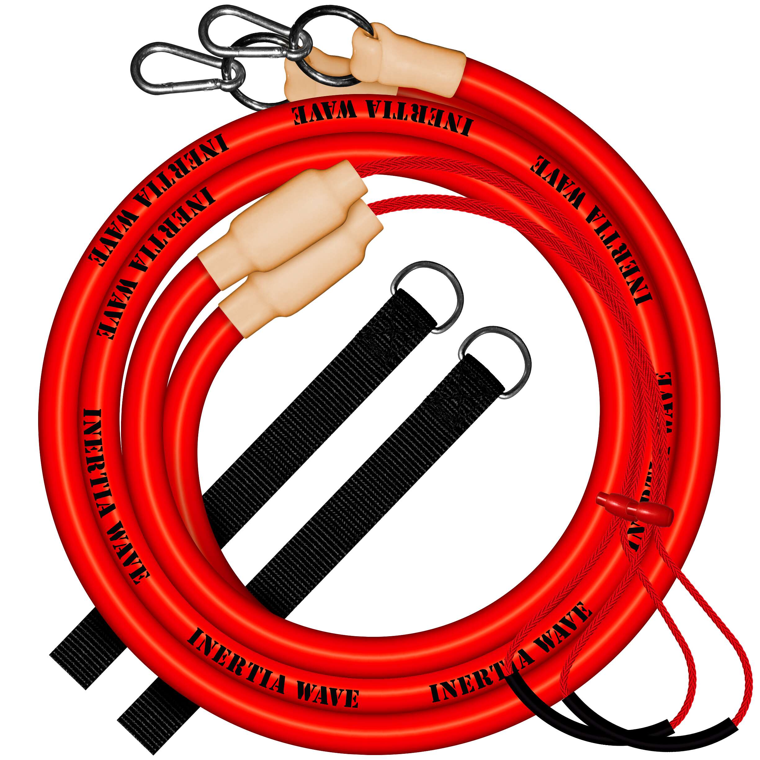 Inertia Wave Battle Ropes, Single (Rot)