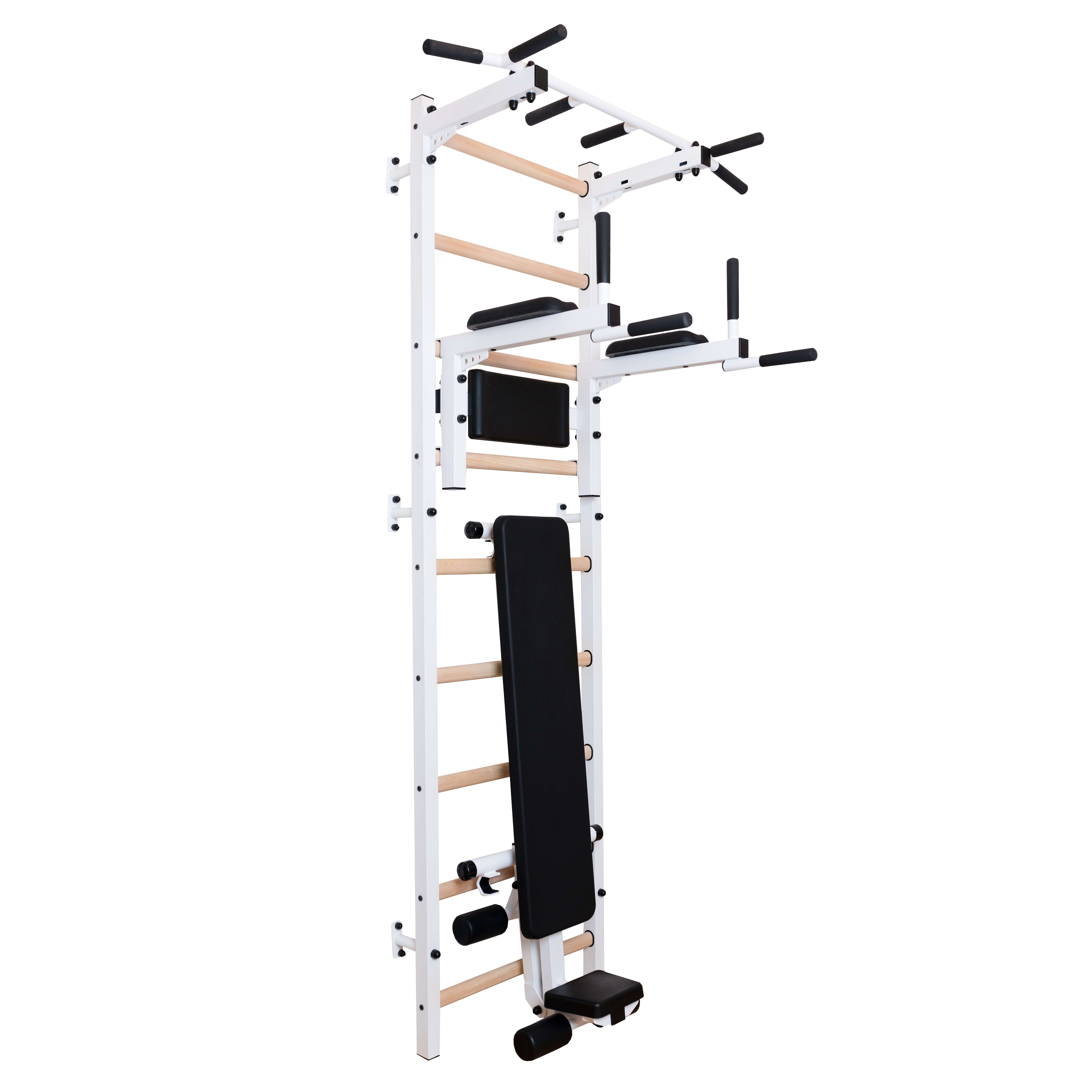 BenchK Sprossenwand Fitness-System „723“, 732W, Weiß