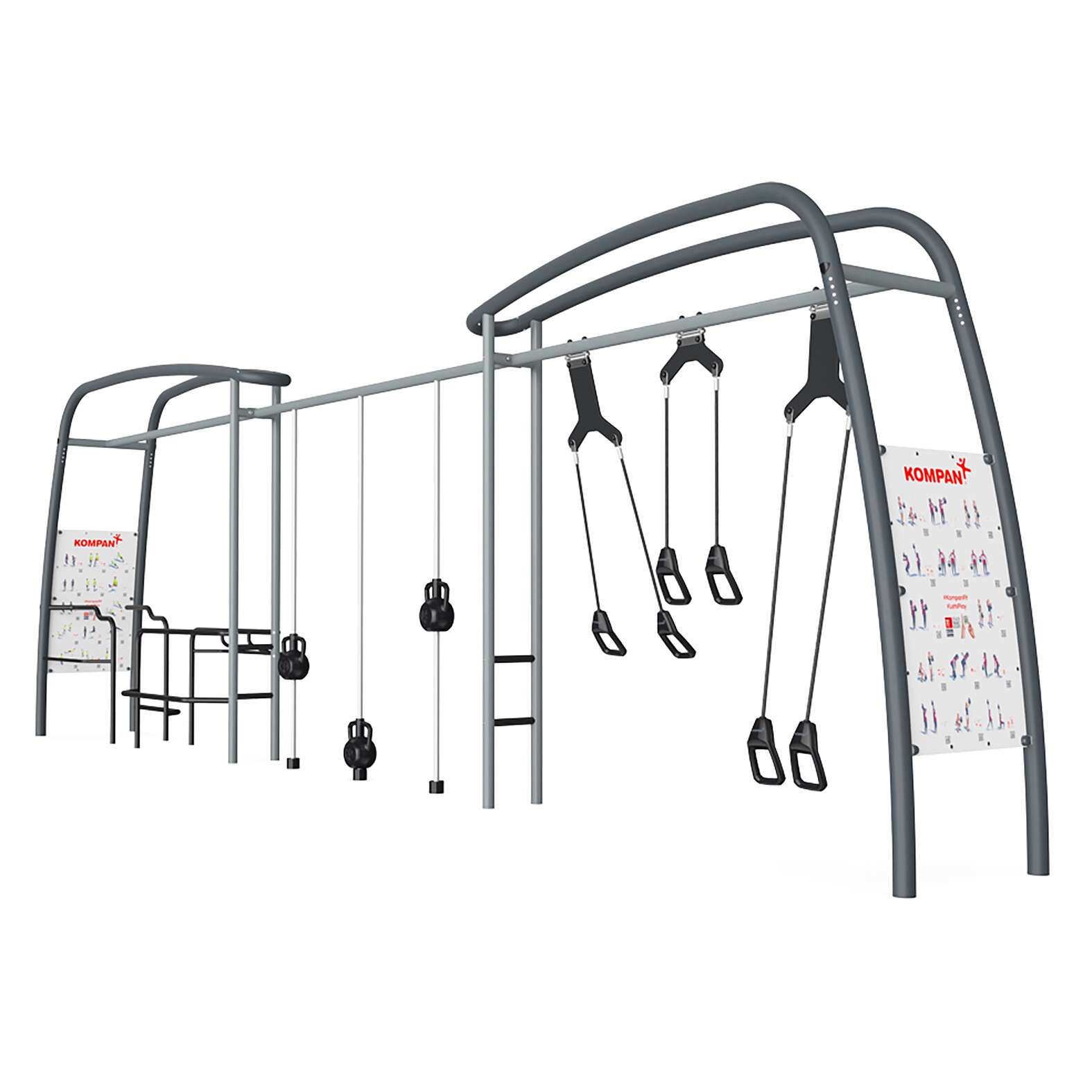 Kompan Outdoor-Fitness-Station „Crosstraining-Kombi 2“