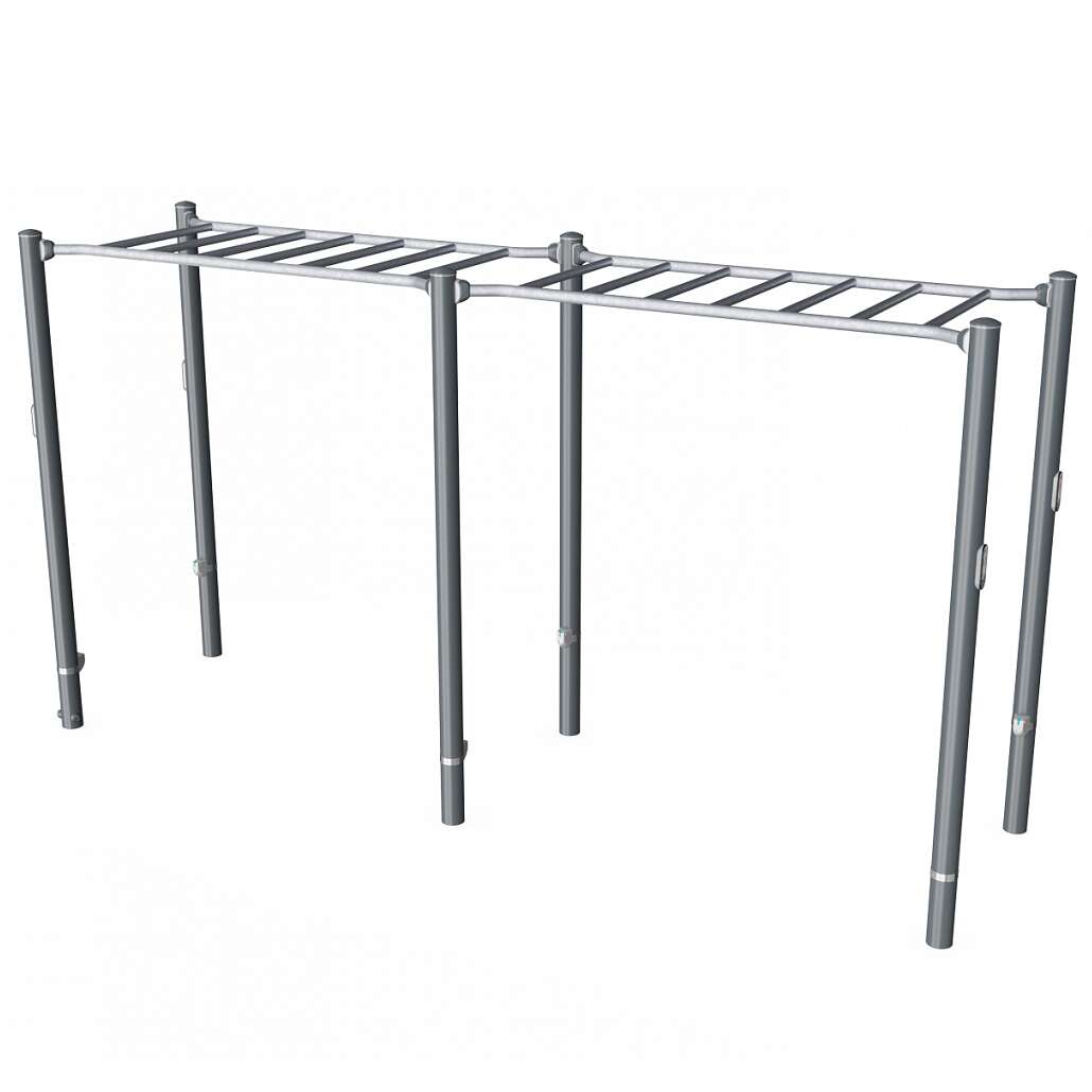 Kompan Outdoor-Fitnessgerät „Hangelstrecke“, Standard