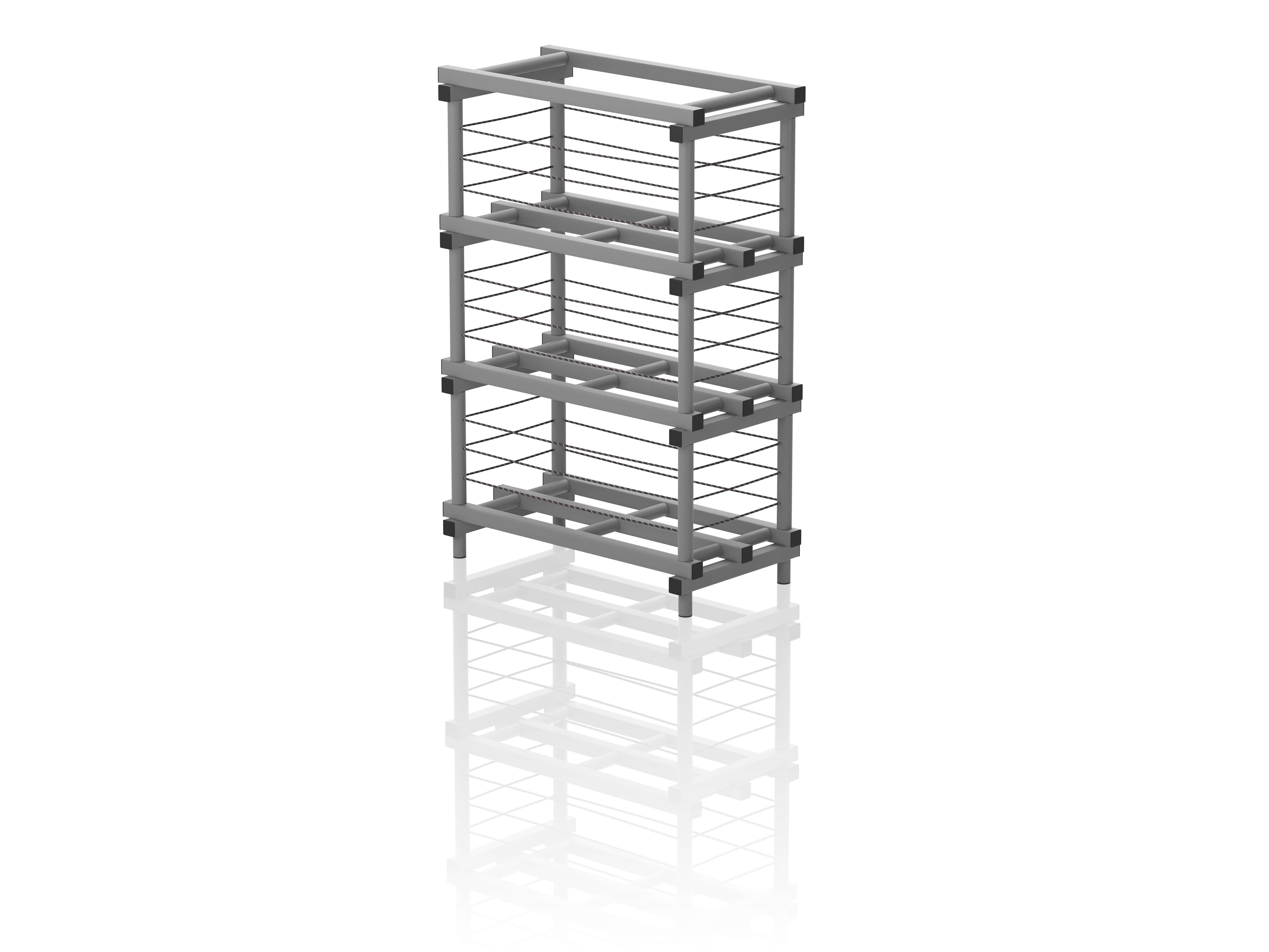 Sport-Thieme Ballregal ohne Rollen by Vendiplas, Grau