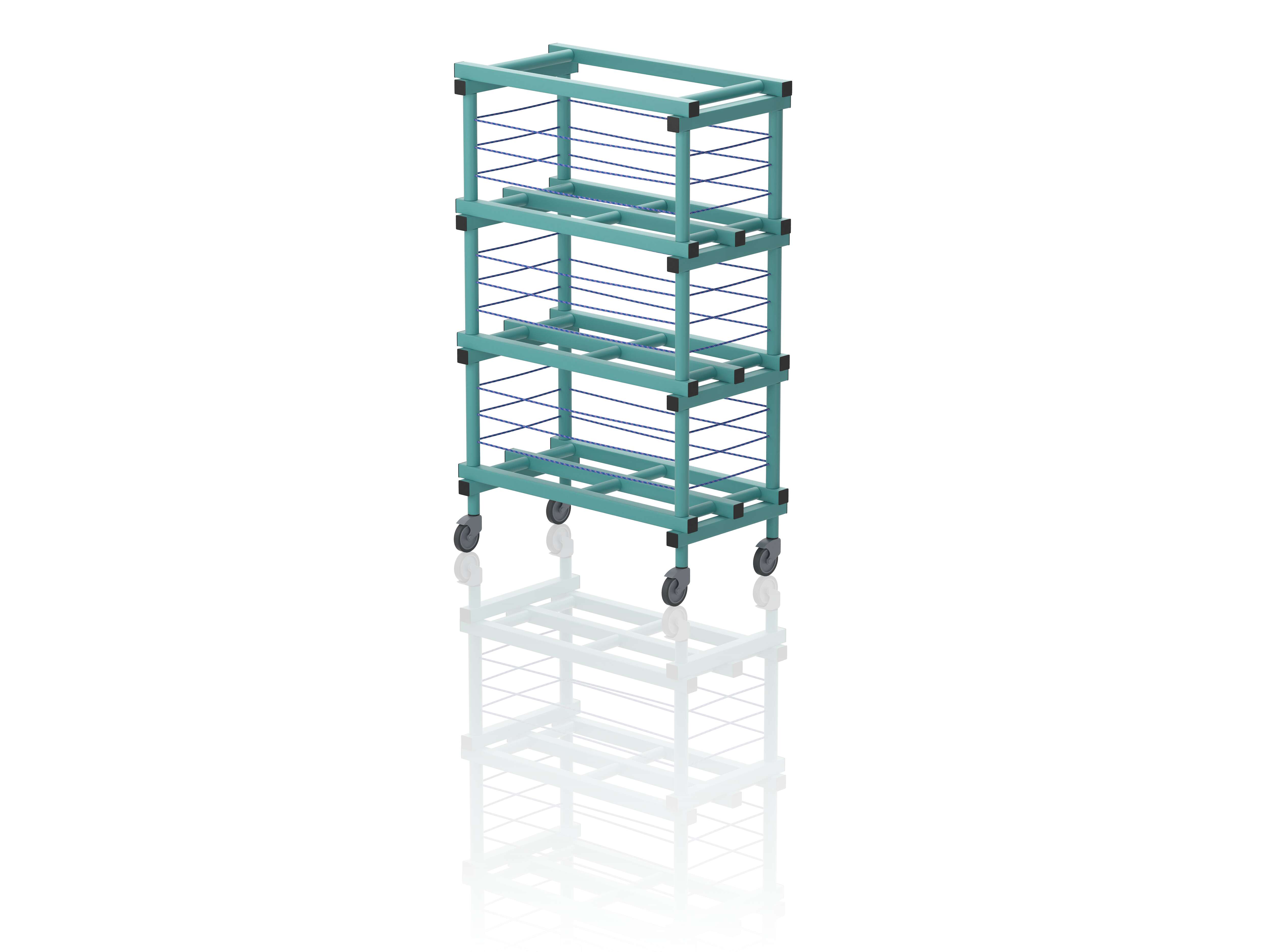Sport-Thieme Ballwagen mit Rollen by Vendiplas, Aqua