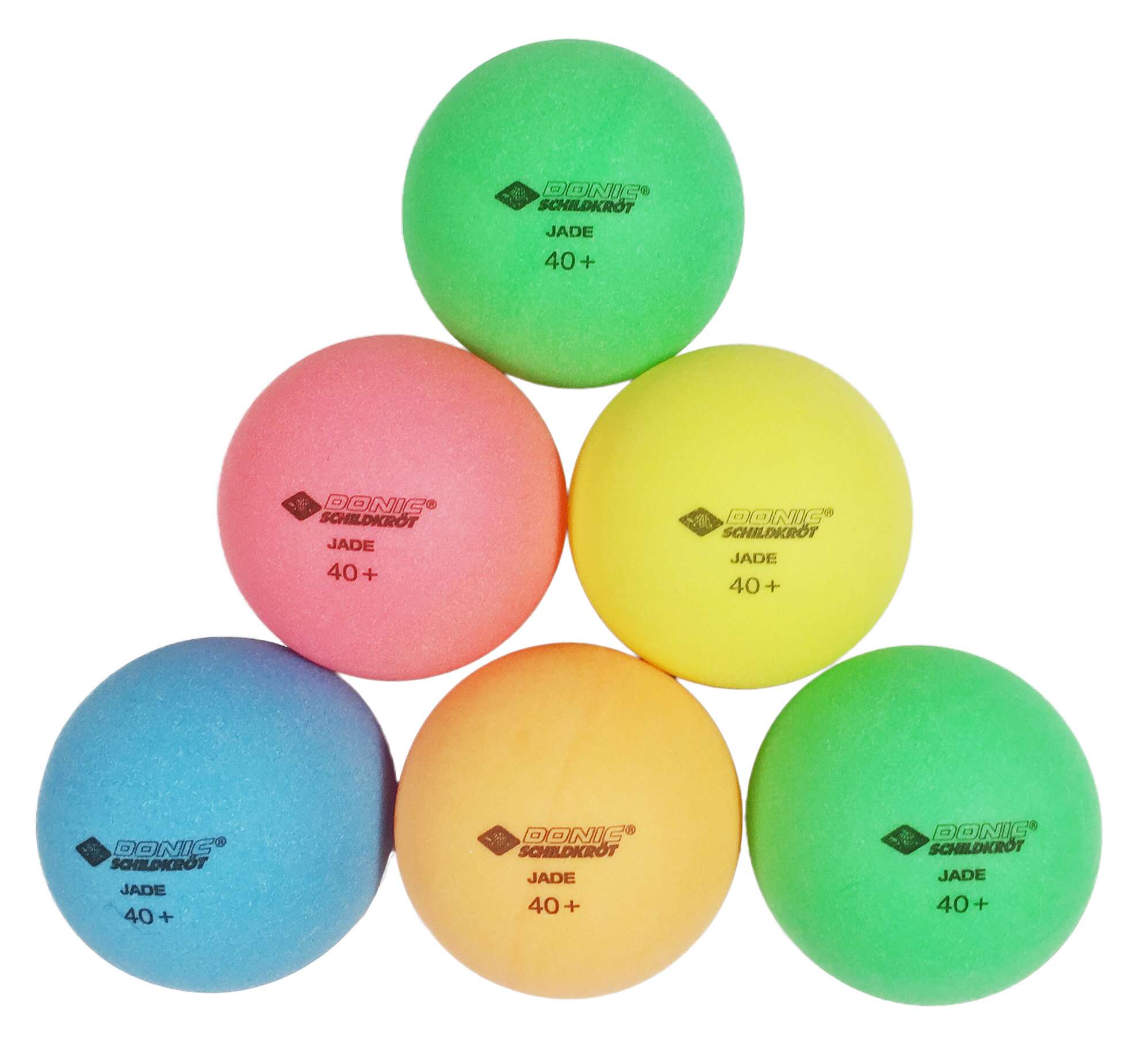 Donic Schildkröt Tischtennisbälle-Set „Colour Popps“