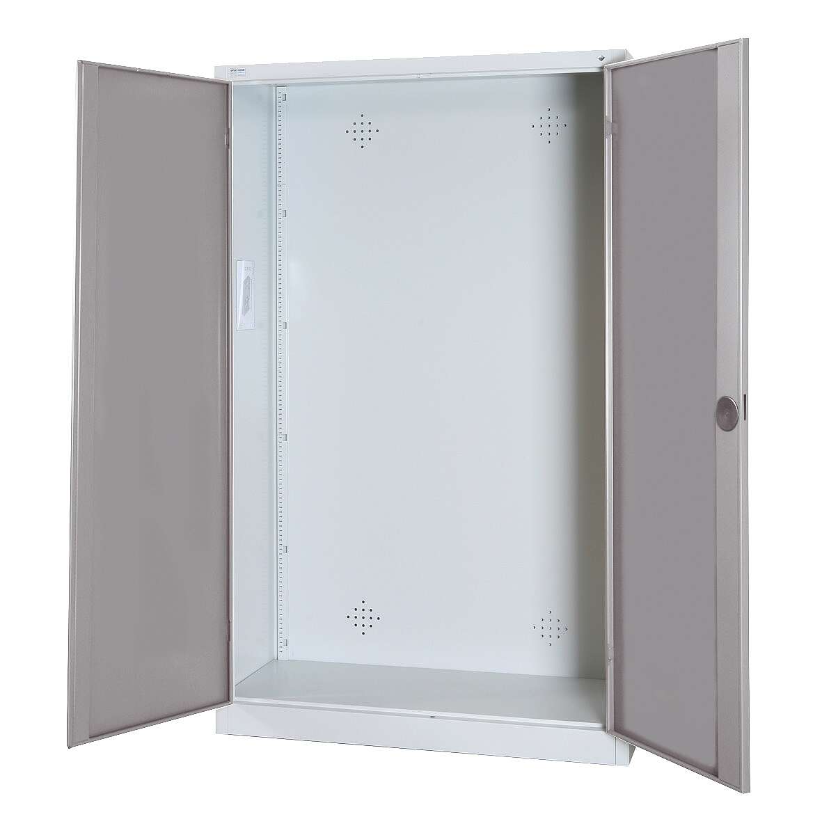 C+P Modul-Sportgeräteschrank mit Vollblech-Flügeltüren, HxBxT 195x120x50 cm, Ergo-Lock Muldengriff, Gleichschließung