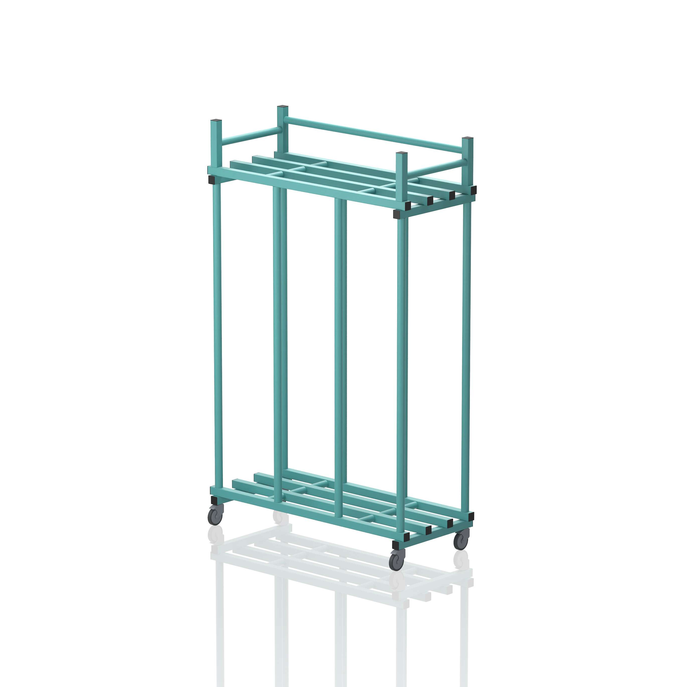 Sport-Thieme Transportwagen mit Zusatzfläche by Vendiplas, Aqua