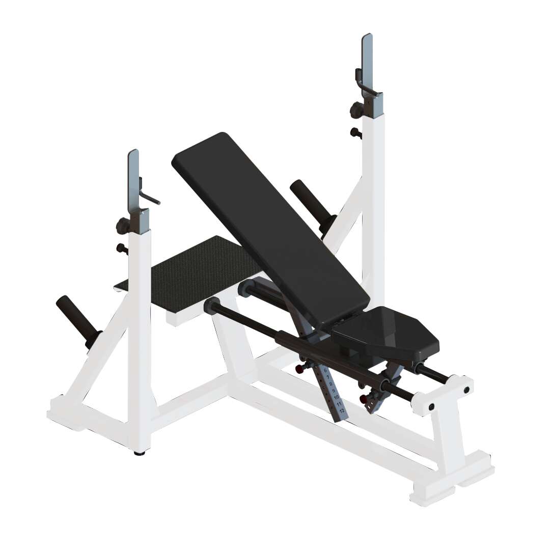 Sport-Thieme Kombibank „SQ“, 30 mm Hantelscheiben-Aufnahme