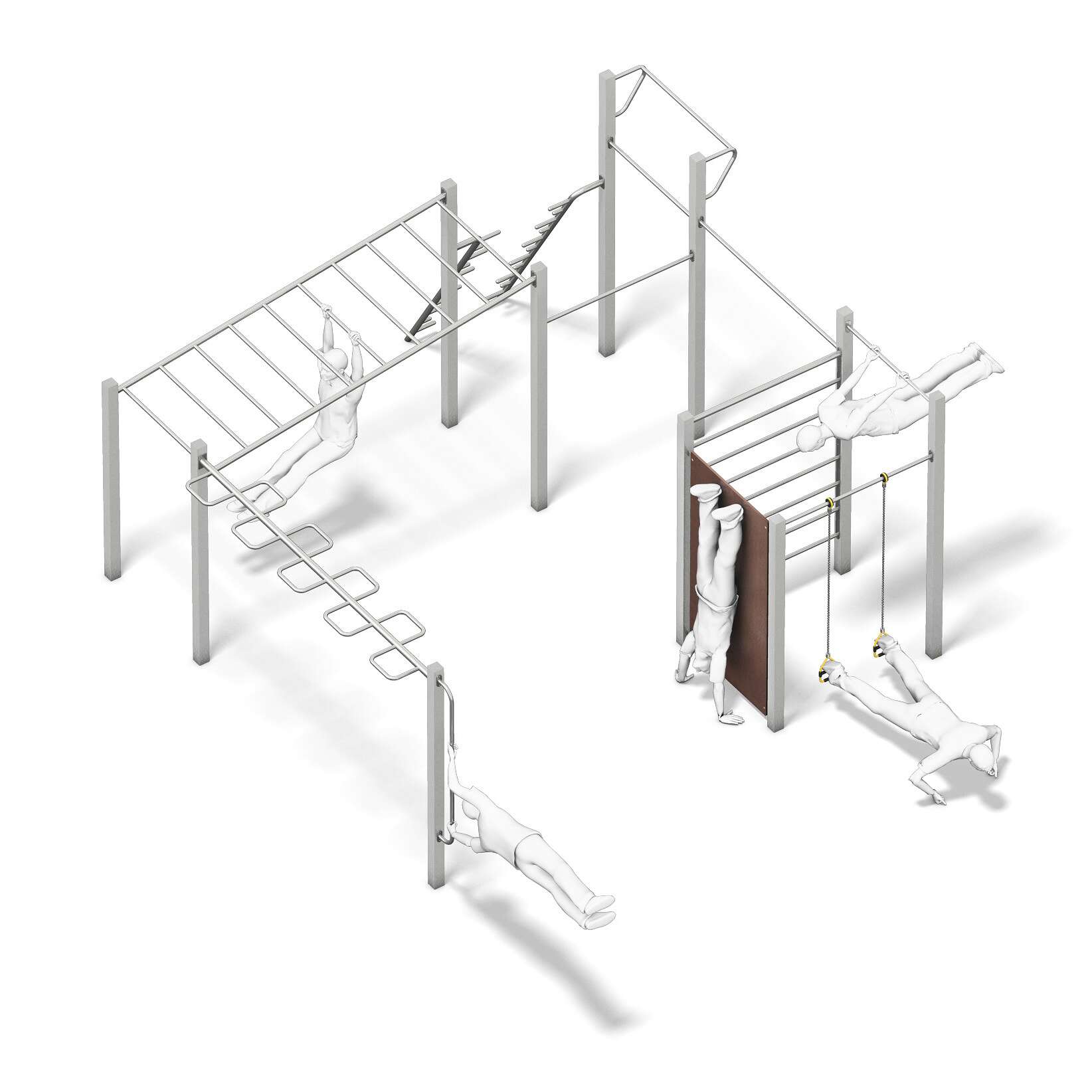 Playparc Calisthenics-Anlage 4FCICRLE „Discovery“