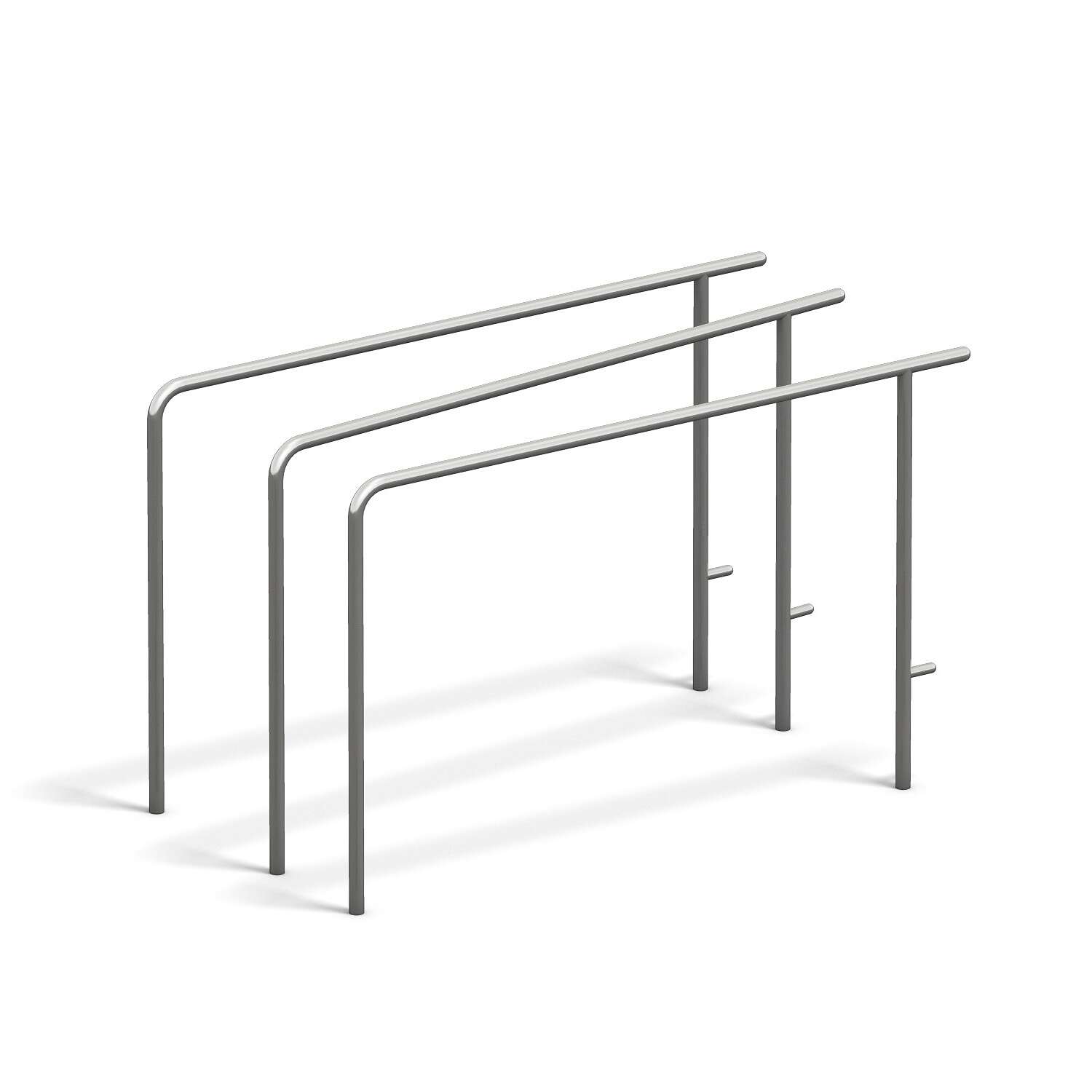 Playparc Outdoor-Fitnessgerät 4FCICRLE „Dips-Barren“, 3-fach