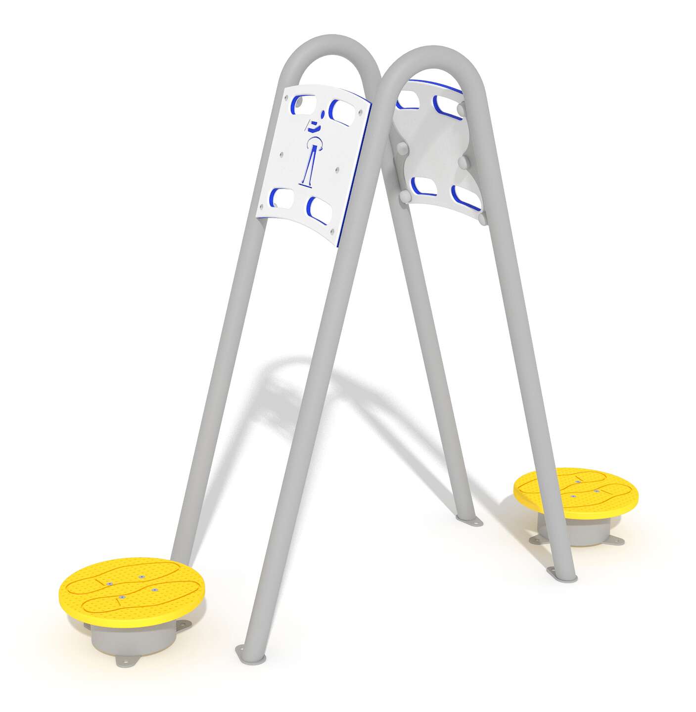 Agapito Outdoor-Fitnessgerät „Hüftstation Double“