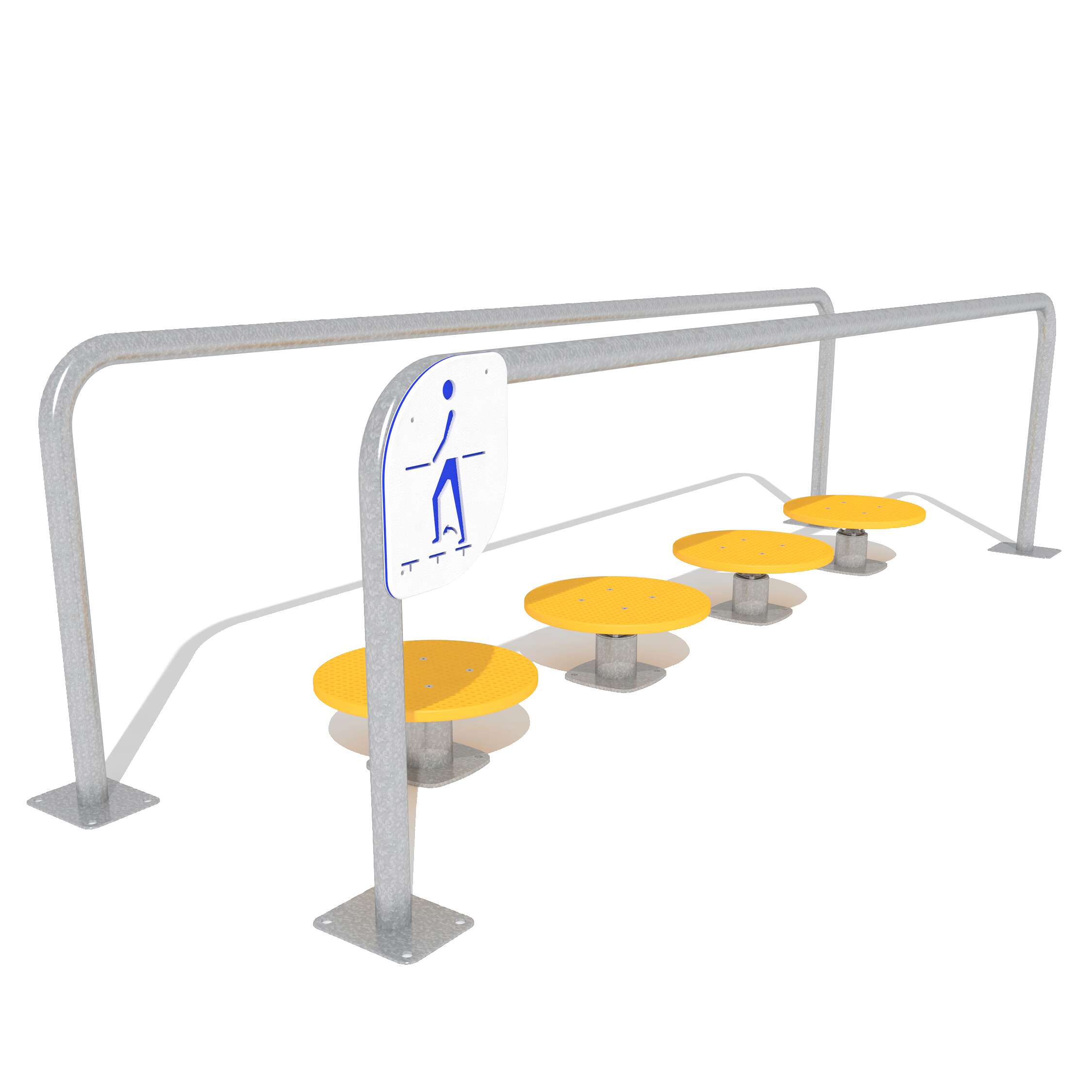 Agapito Outdoor-Fitnessgerät „Hindernisparcours“, Flexibel