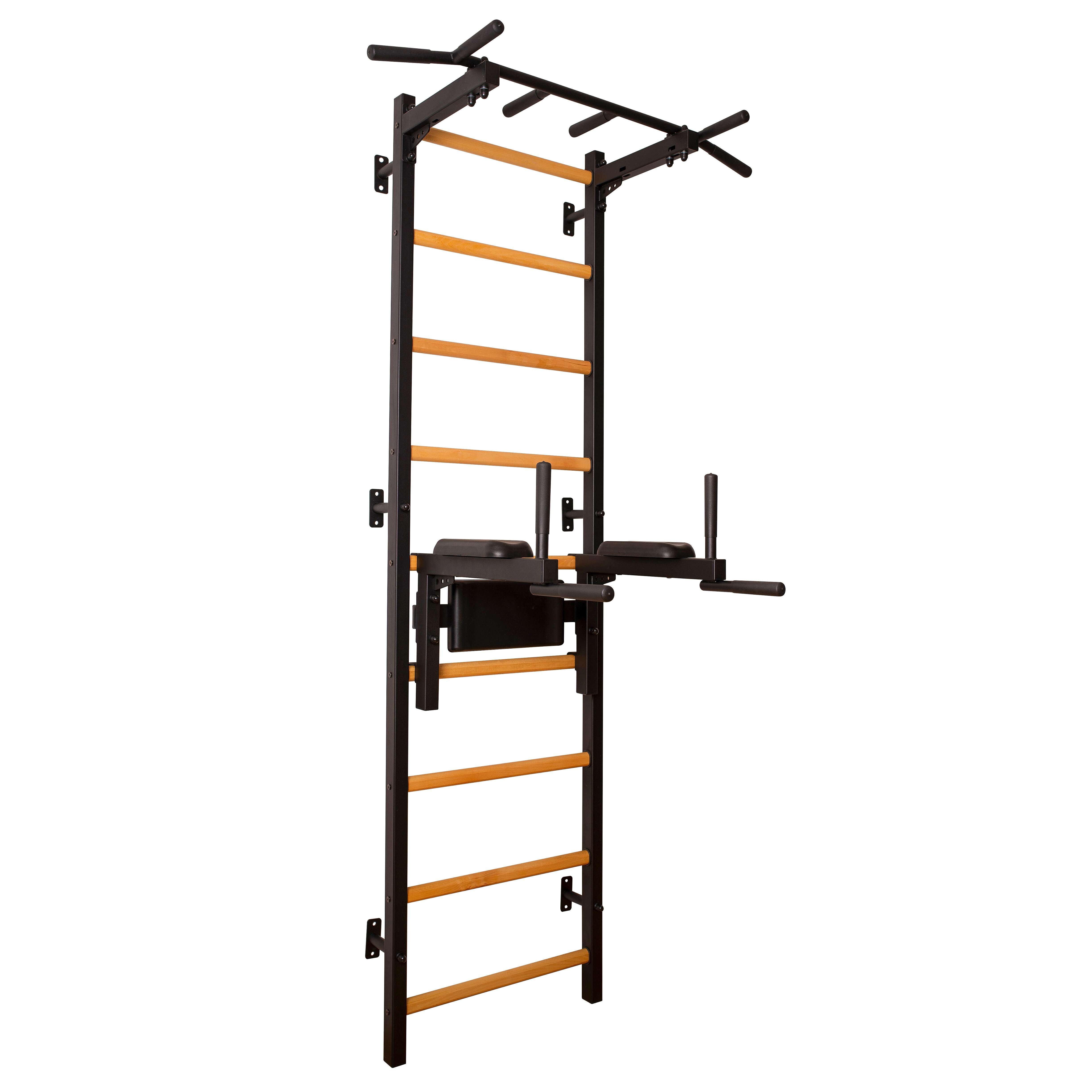 BenchK Sprossenwand Fitness-System „722“, 722B, Schwarz