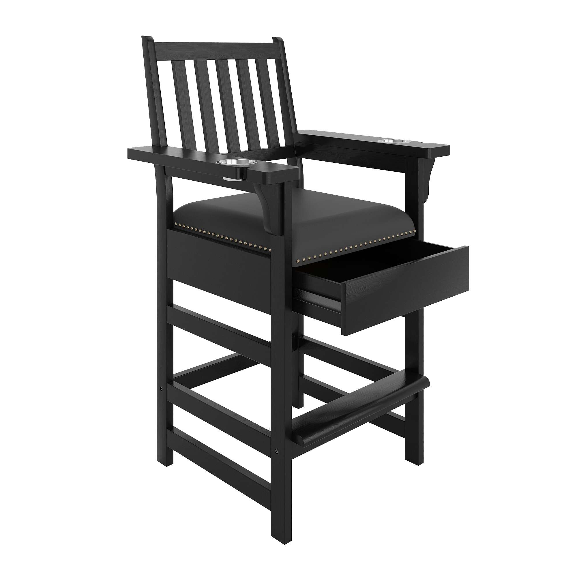 Stradivari Billardstuhl „Palchetto“, Schwarz