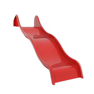Bock- und Wellenrutsche „Wide“, 150 cm, Rot