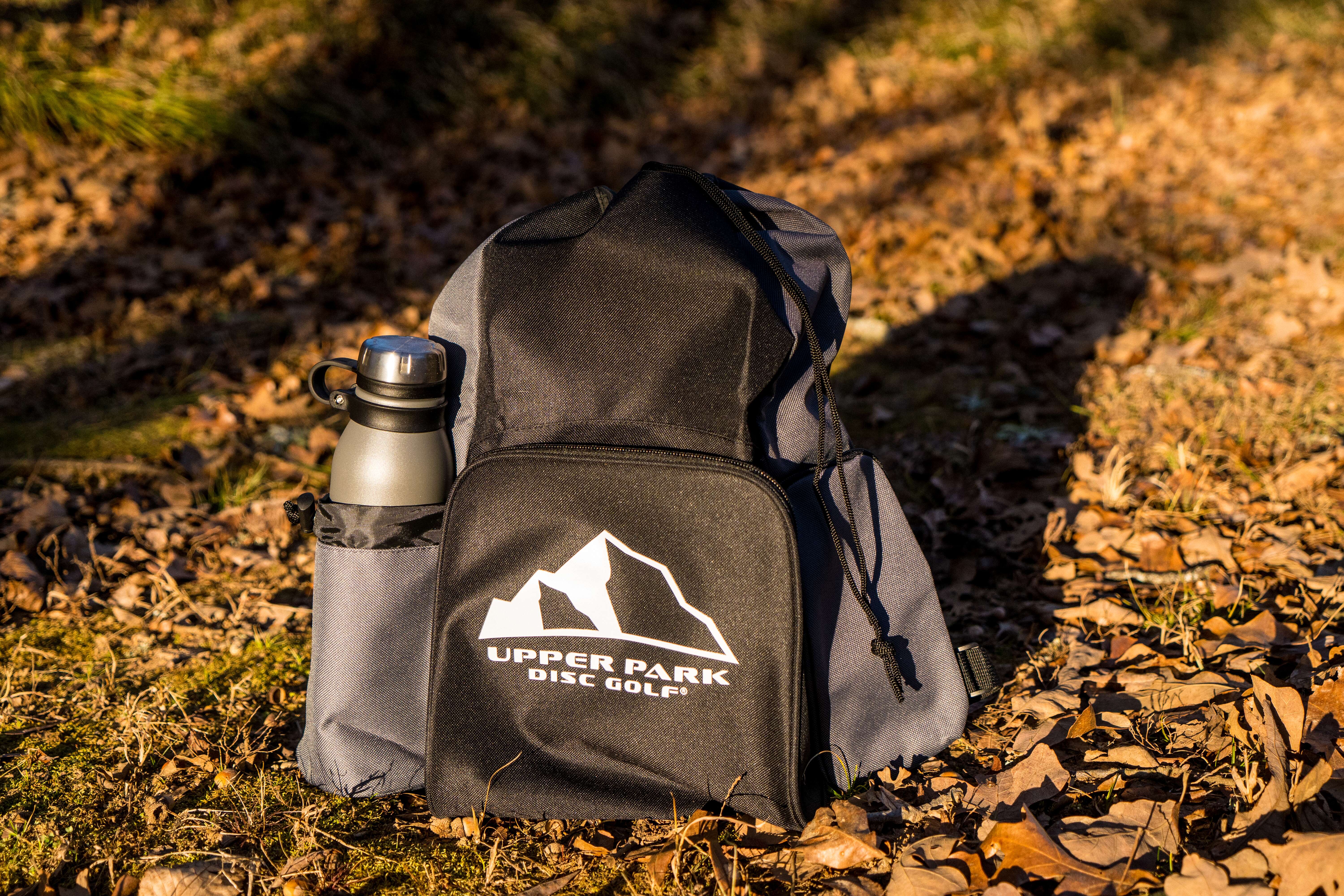 Upper Park Disc Golf Discgolf-Tasche „The Draw“, Grau