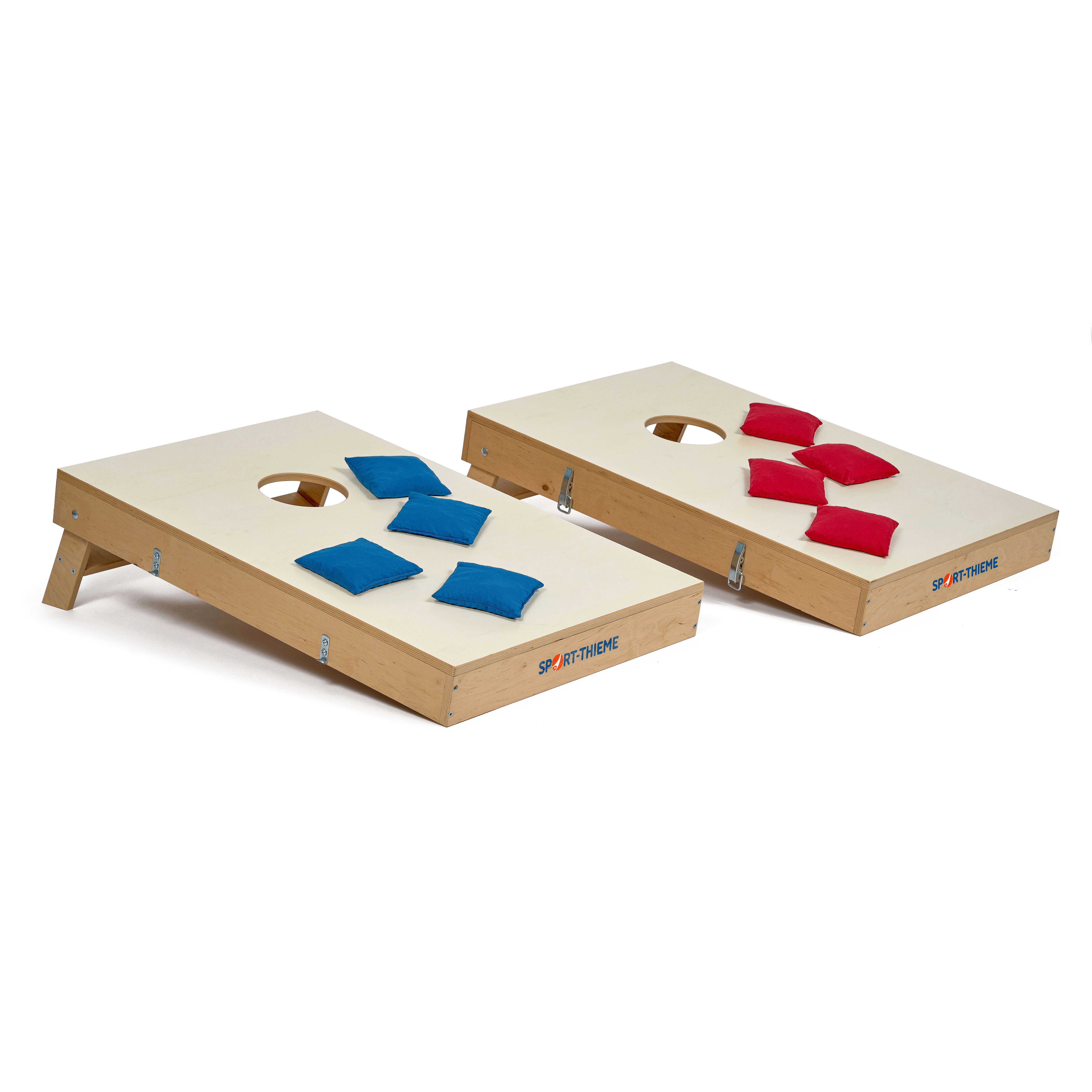 Sport-Thieme Cornhole-Set „Turnier“, Wurfsäckchen Erbse