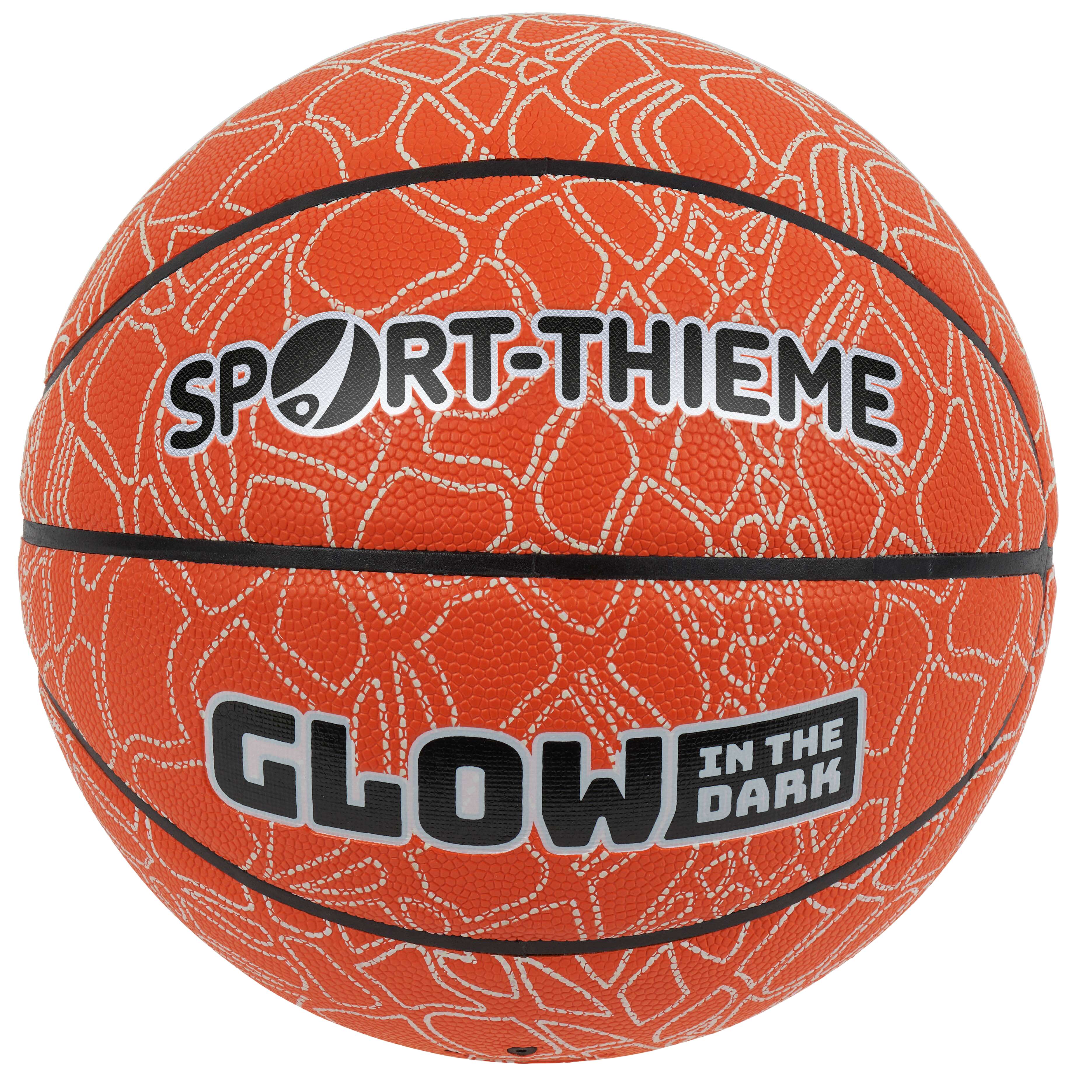 Sport-Thieme Basketball „Glow in the Dark“, Braun