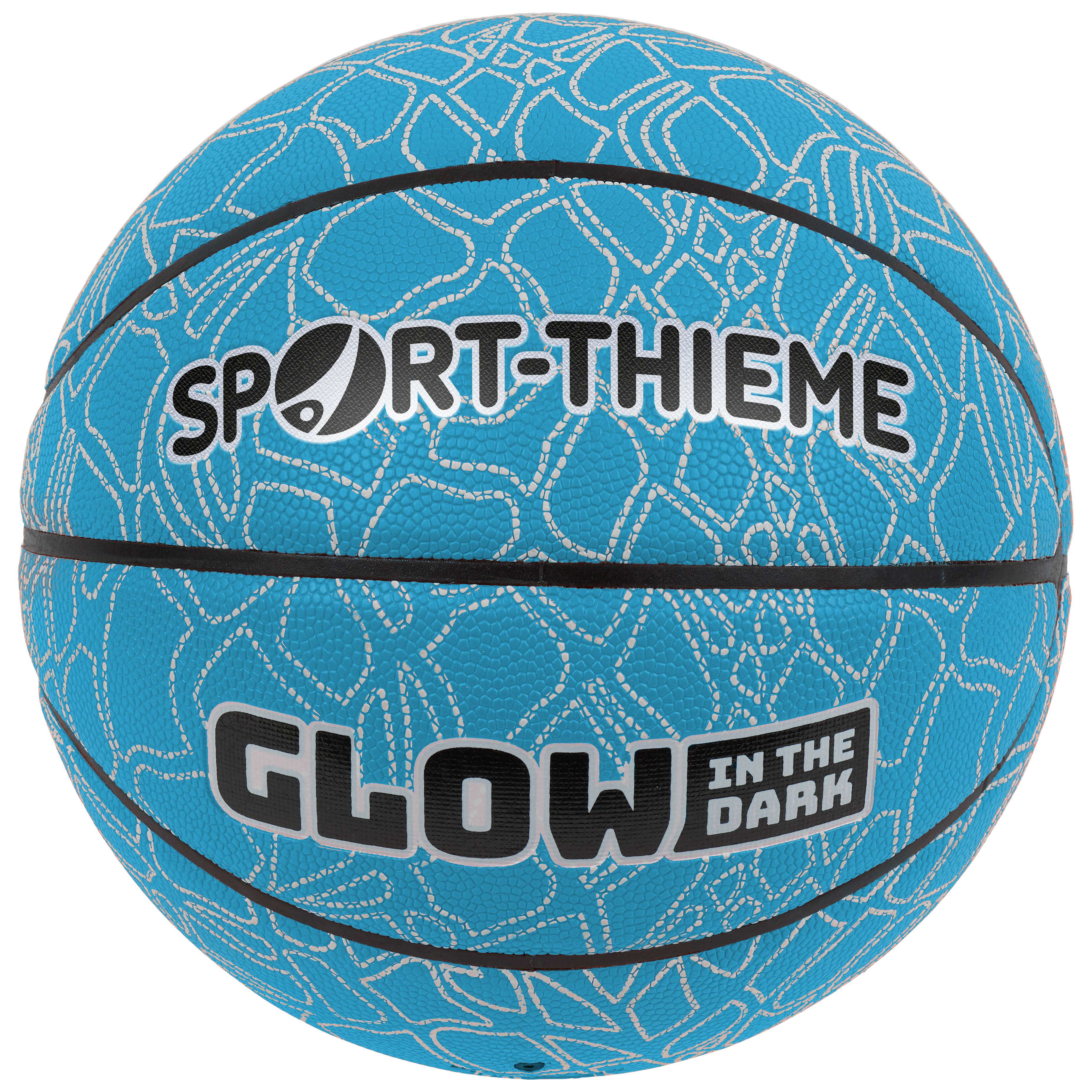 Sport-Thieme Basketball „Glow in the Dark“, Blau