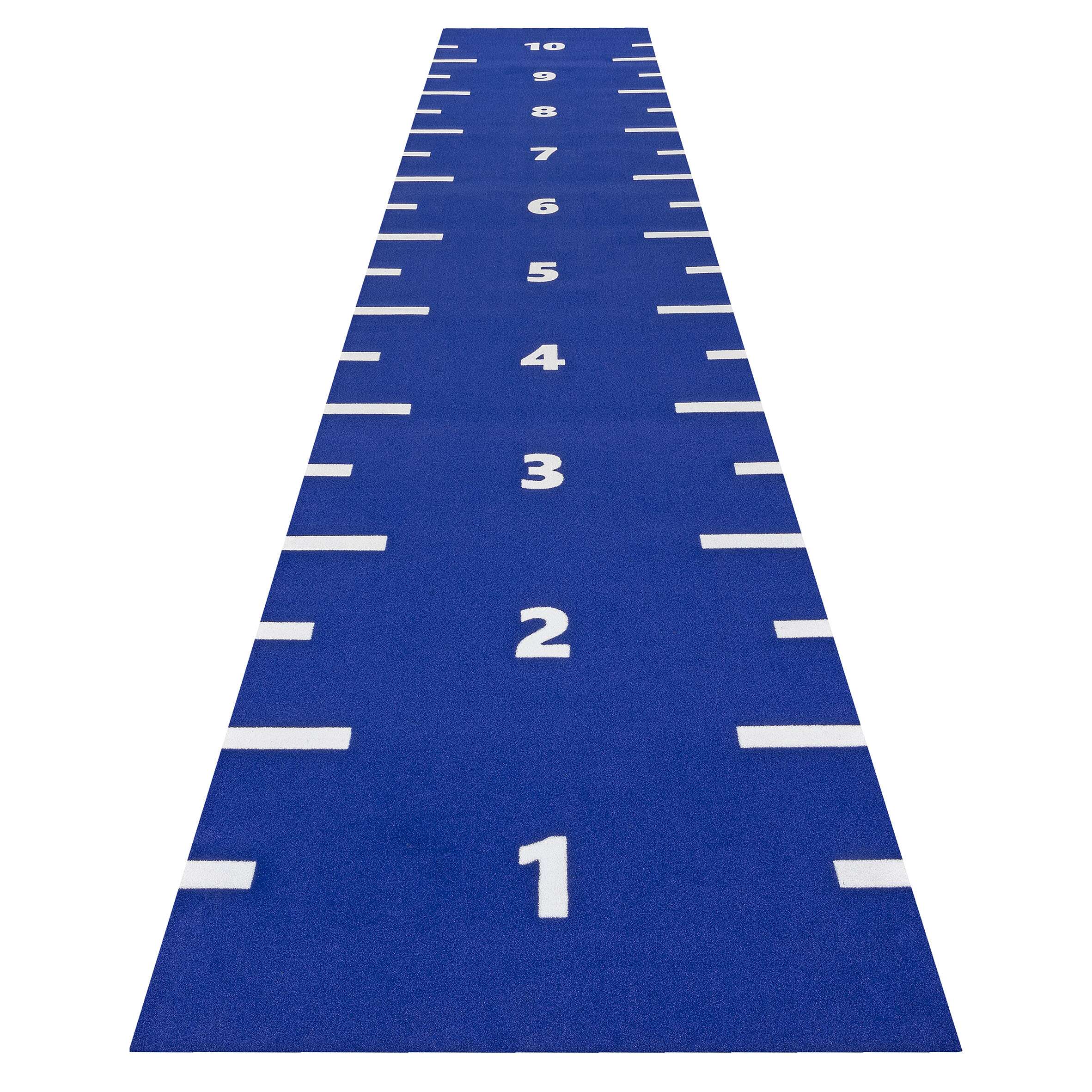 Sprint Tracks Sprintbahn „Numbered“, 10,00×2,00 m, Blau