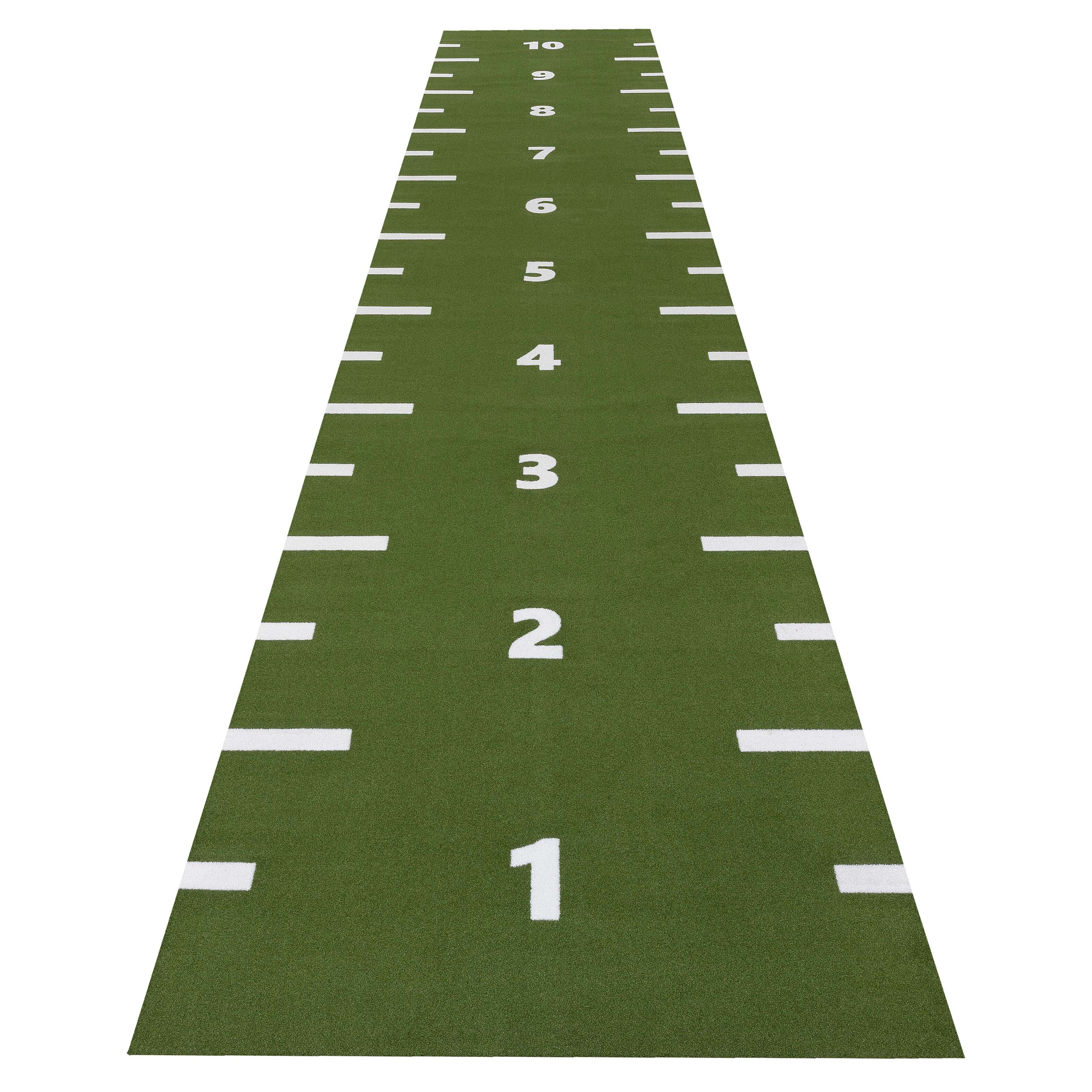Sprint Tracks Sprintbahn „Numbered“, 10,00×2,00 m, Grün