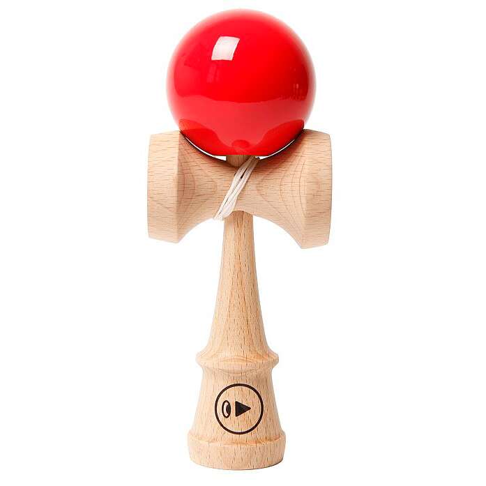 Kendama Geschicklichkeitsspiel „Play X“, Rot