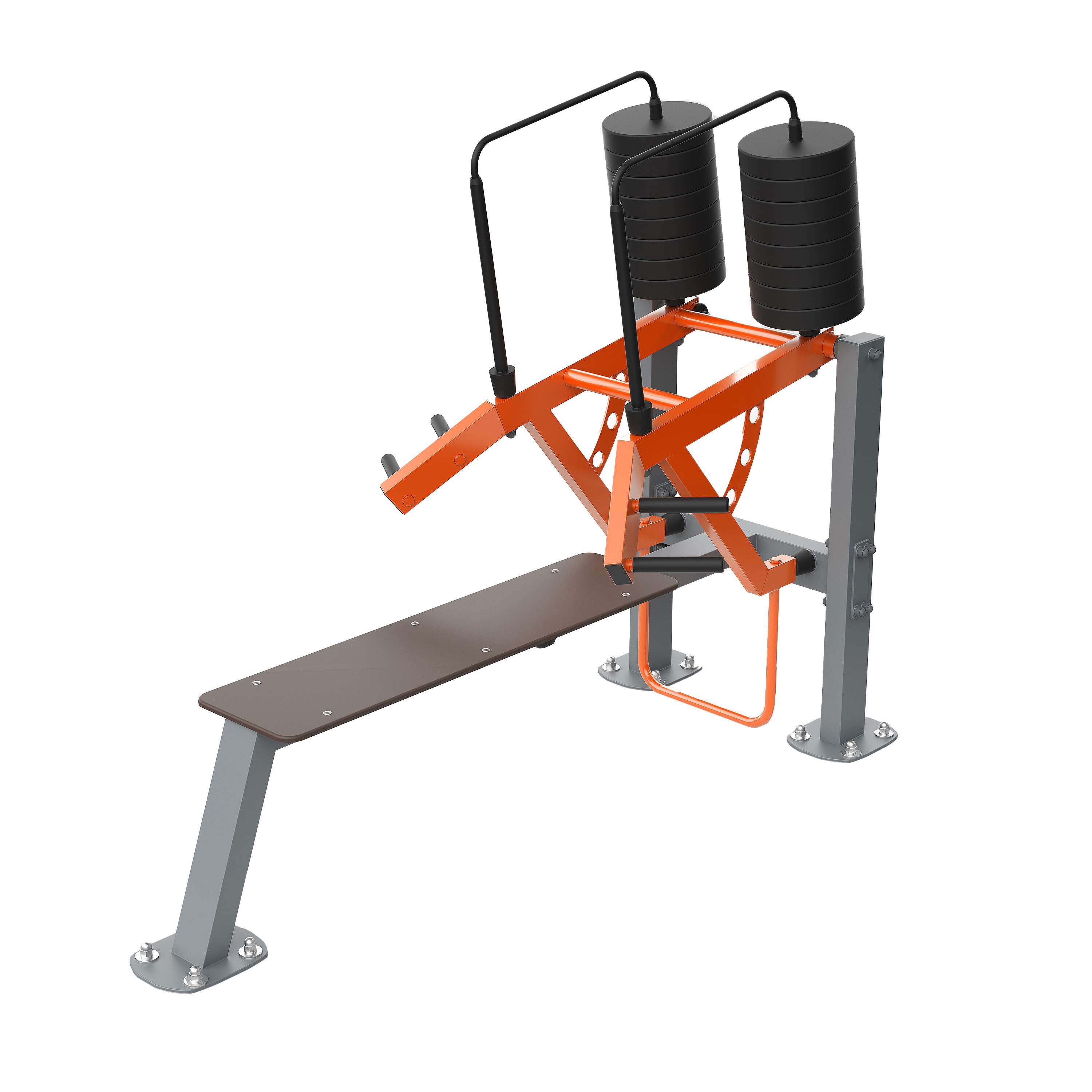 Cultgym Outdoor-Fitnessgerät „Brustpresse liegend“