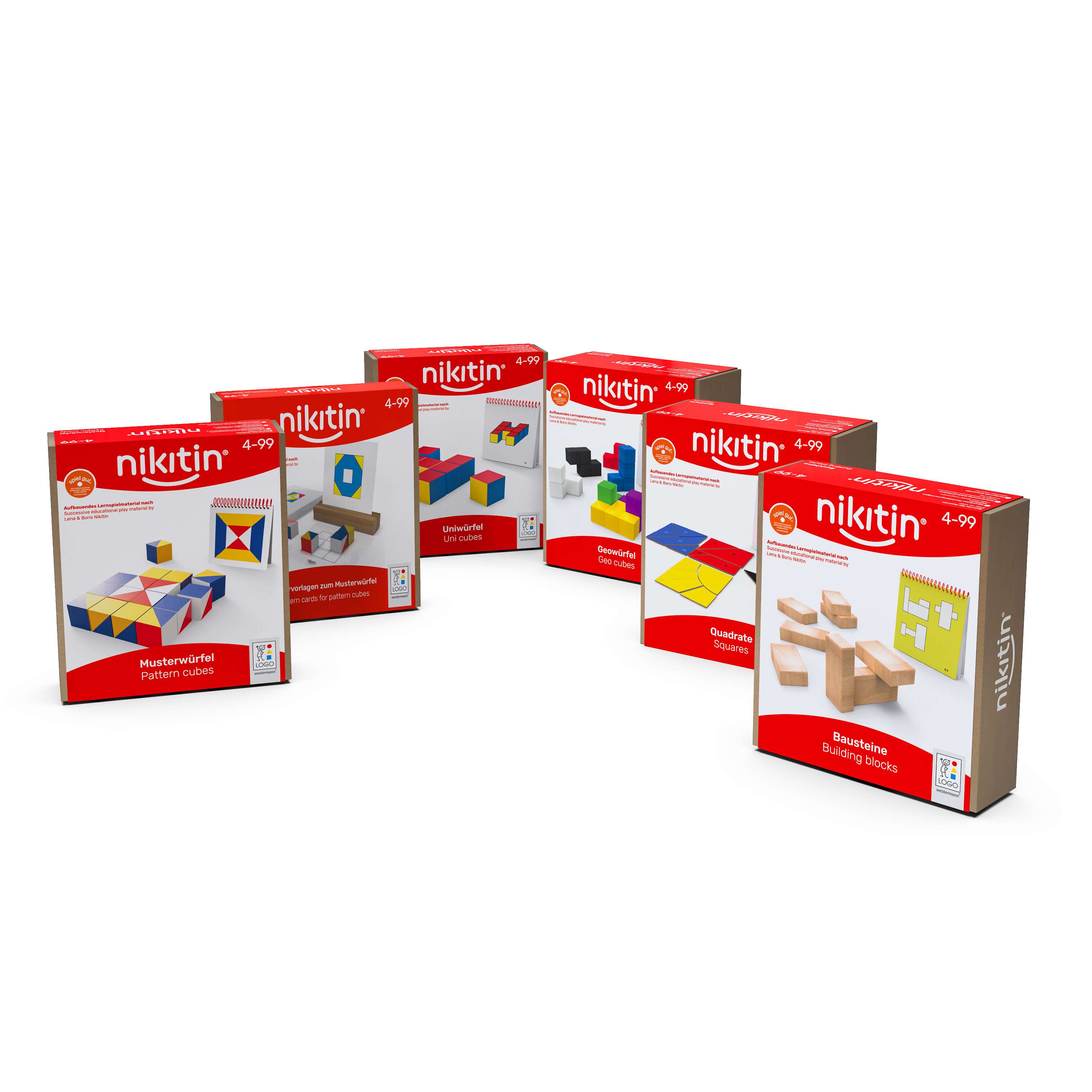 Nikitin Lernspiele-Set „Basispaket N1-N5“