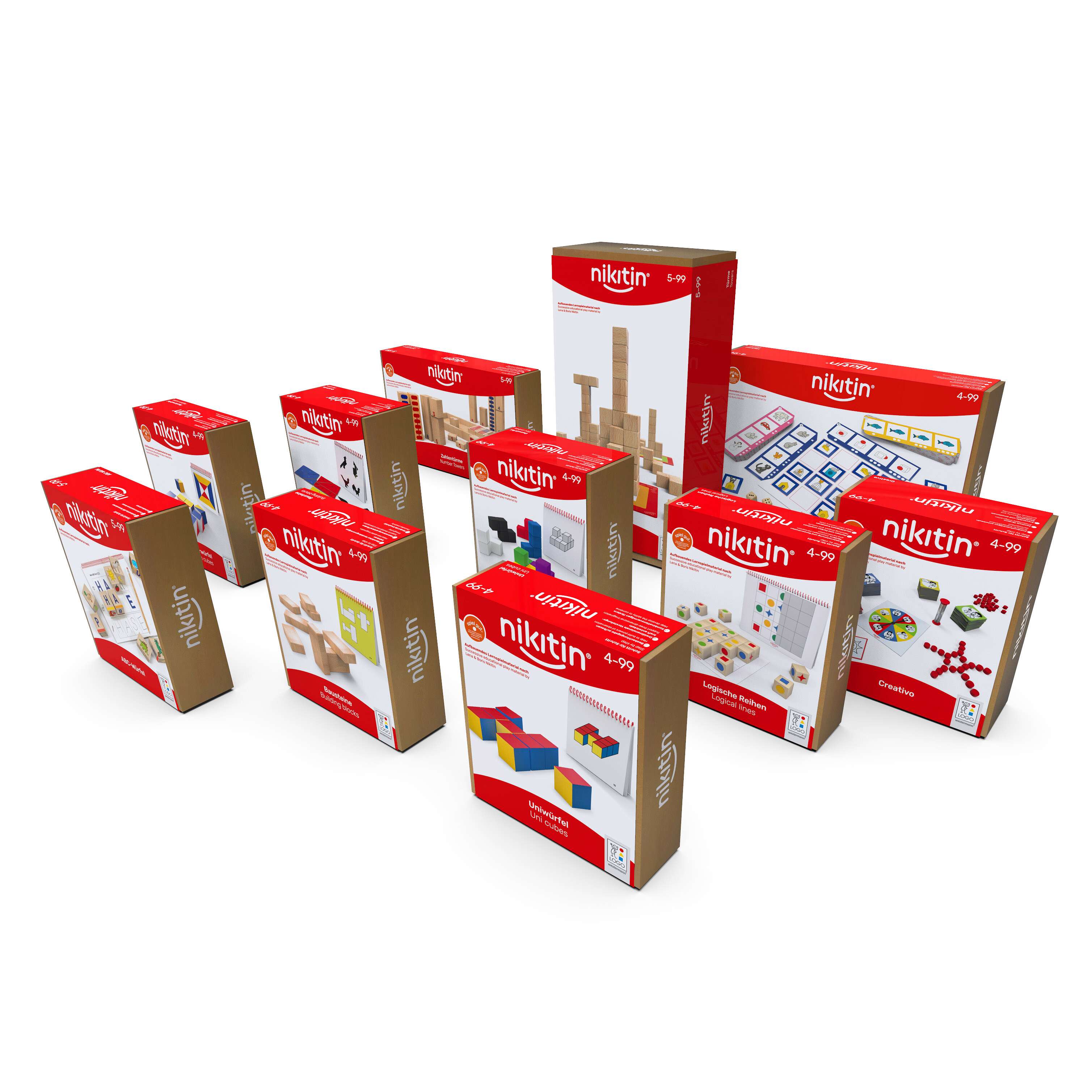 Nikitin Lernspiele-Set „Entwicklungspaket N1-N11“