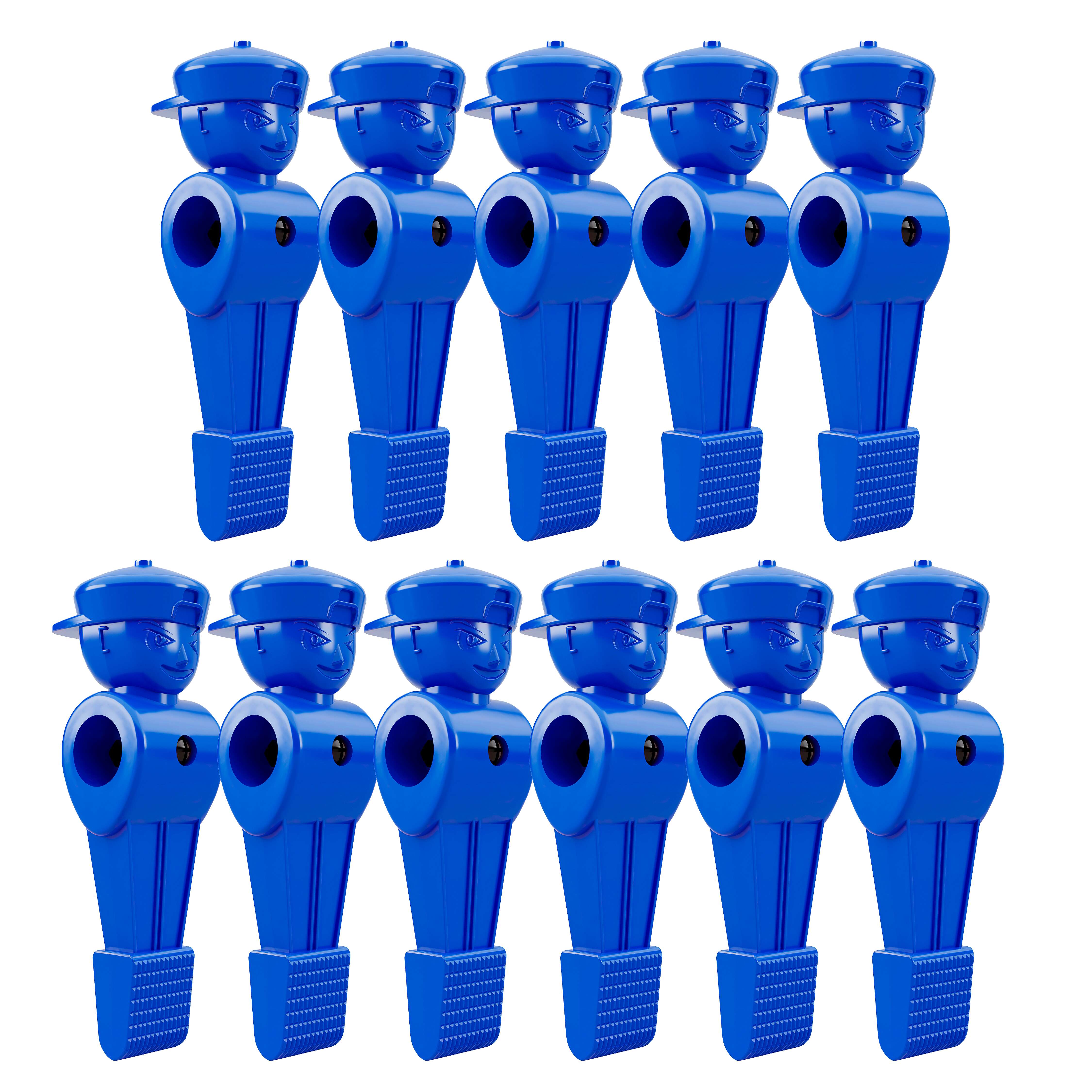 Sportime Kickerfigur „Connect & Play“, Blau, 11er Team inkl. Schrauben und Muttern