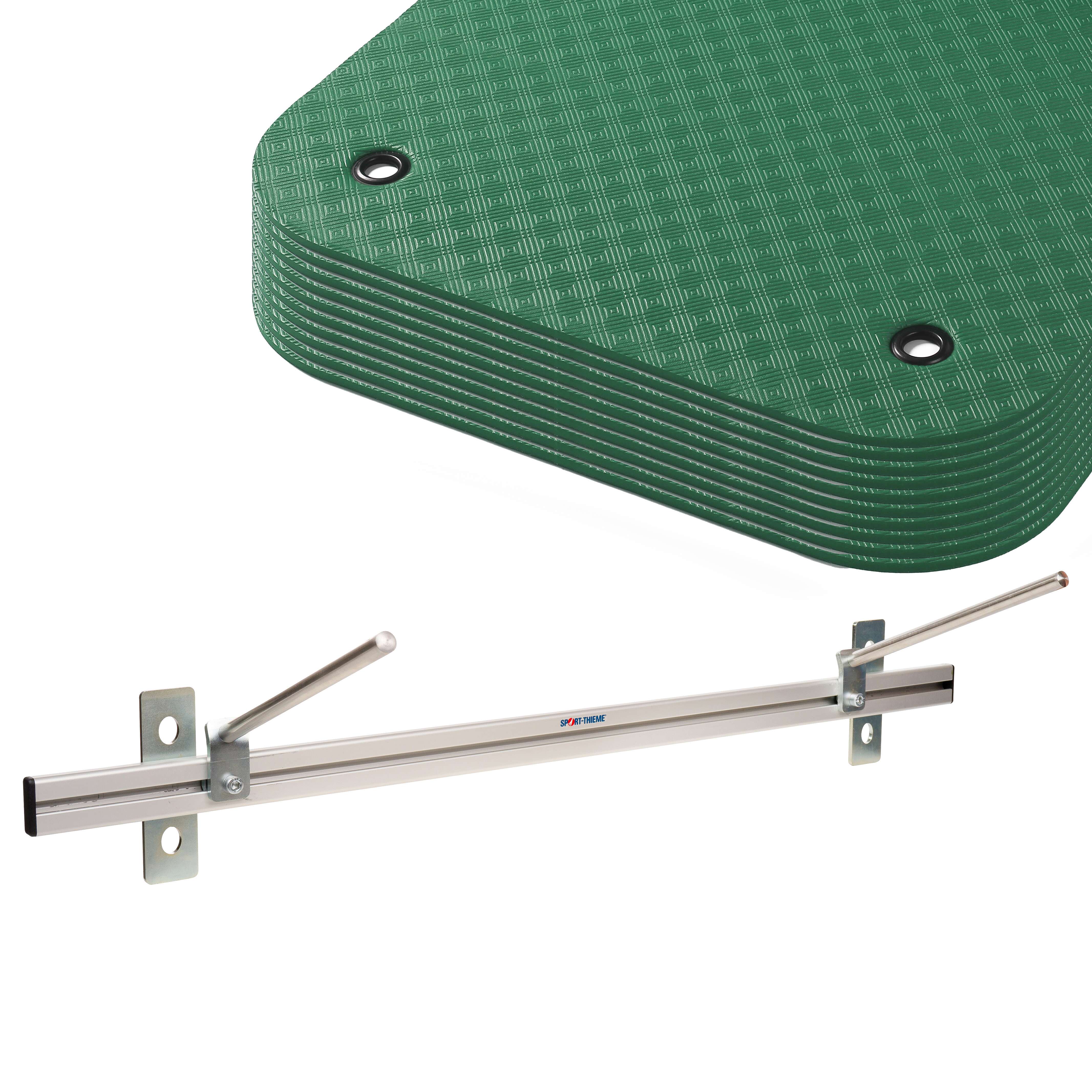 Sport-Thieme Gymnastikmatten-Set „Komfort“, Grün