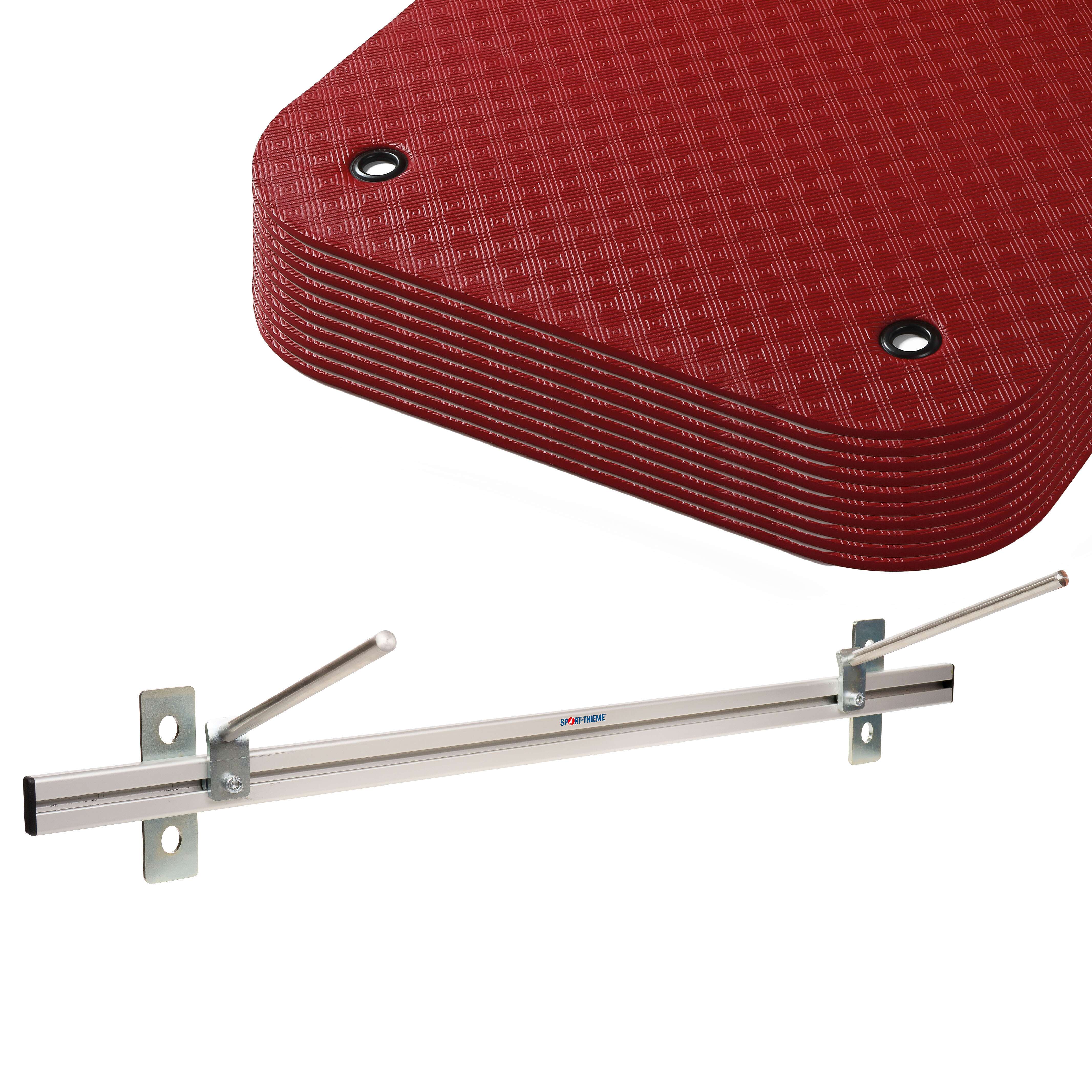 Sport-Thieme Gymnastikmatten-Set „Komfort“, Rot